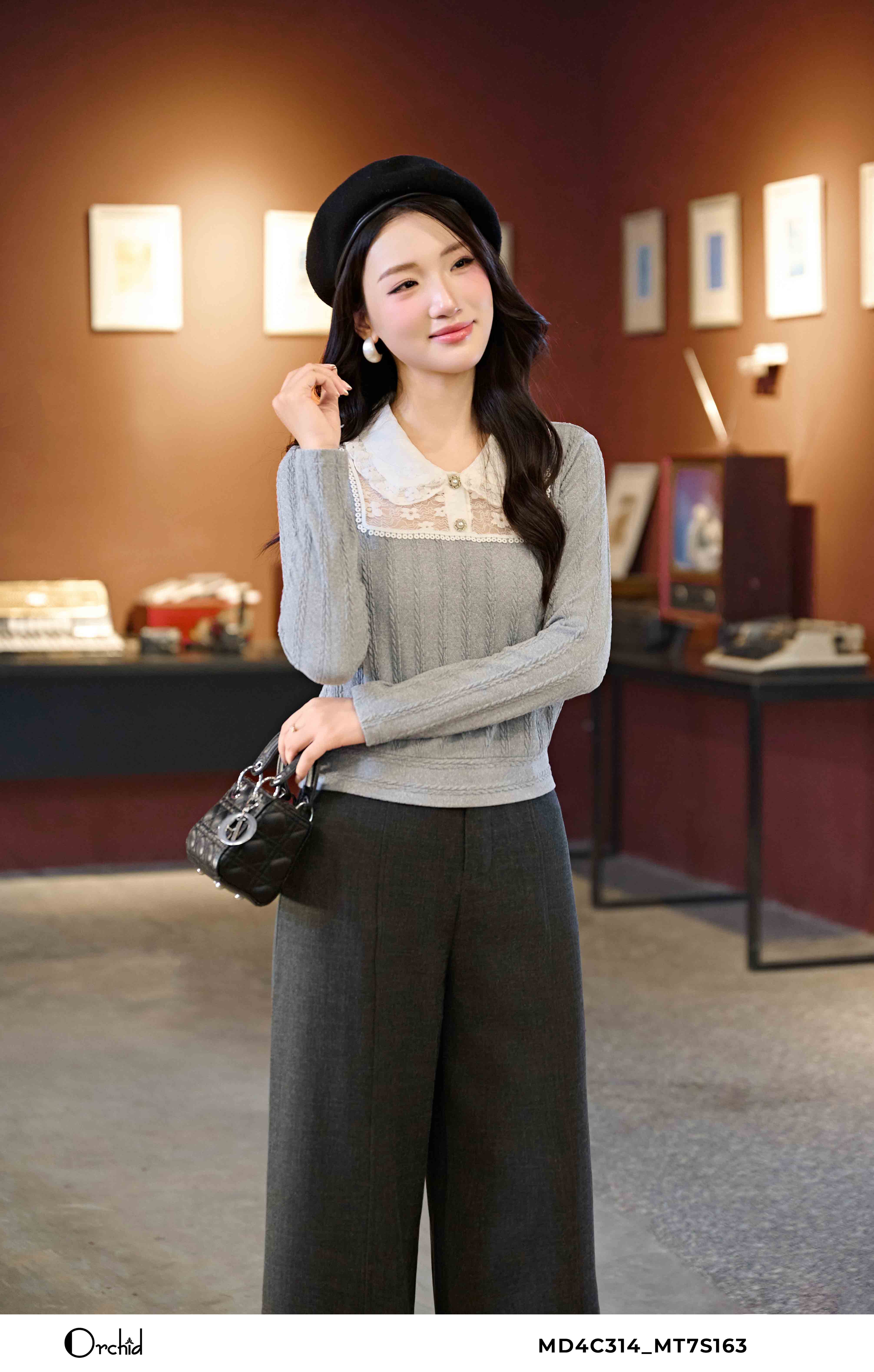 MD4C314 - Áo len vặn thừng