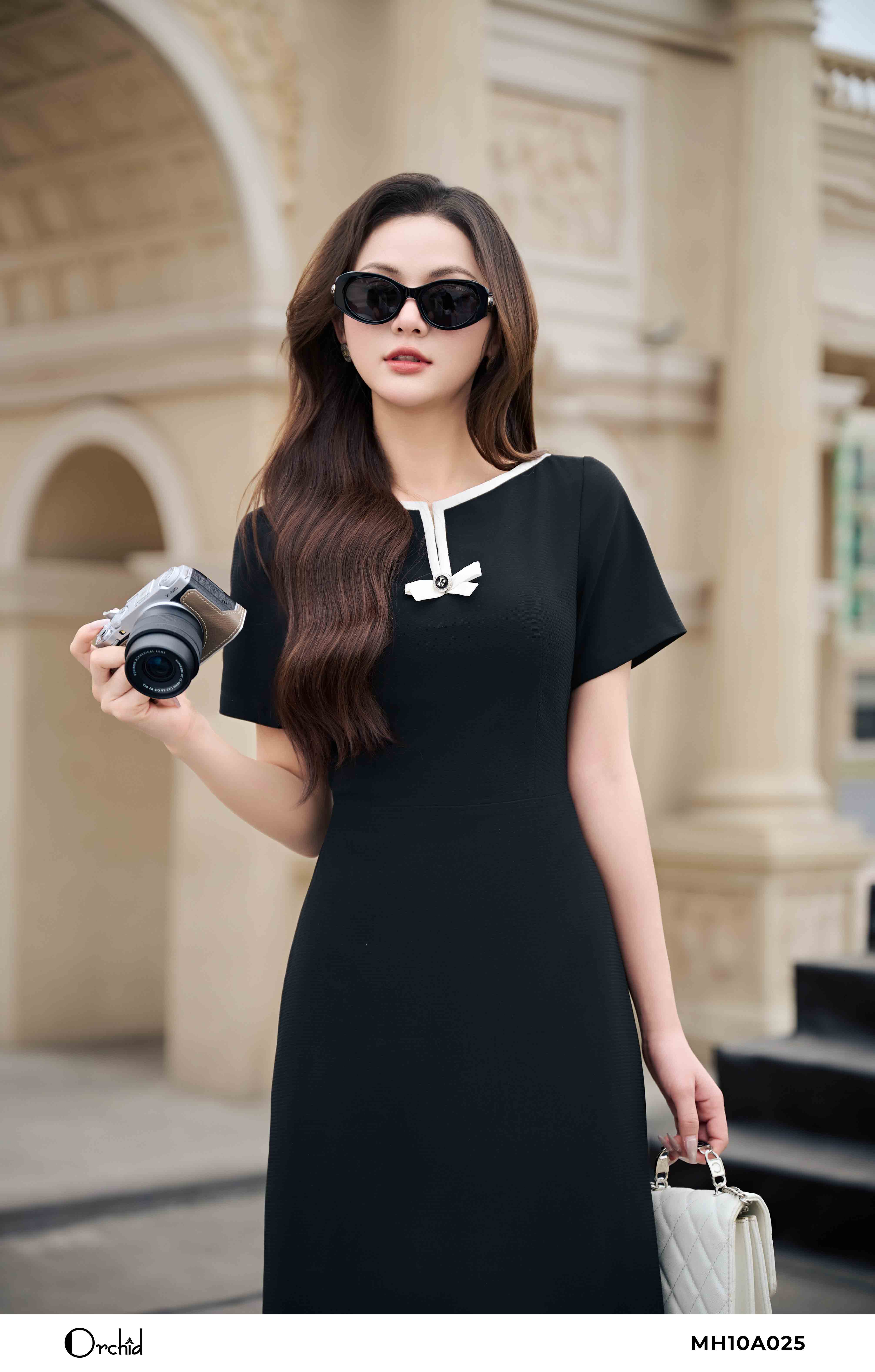 MH10A025 - Đầm twill silk