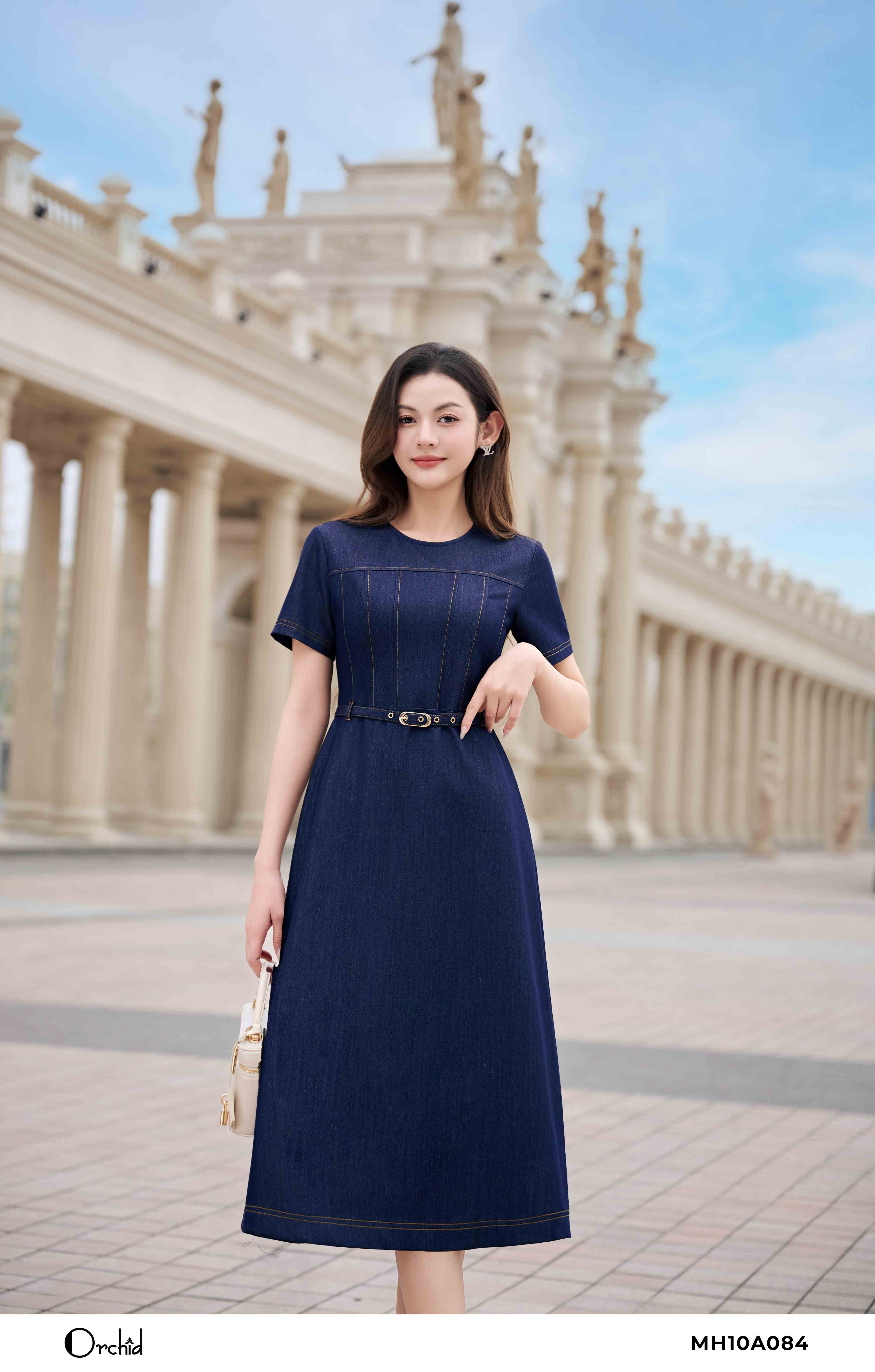 MH10A084 - Đầm denim