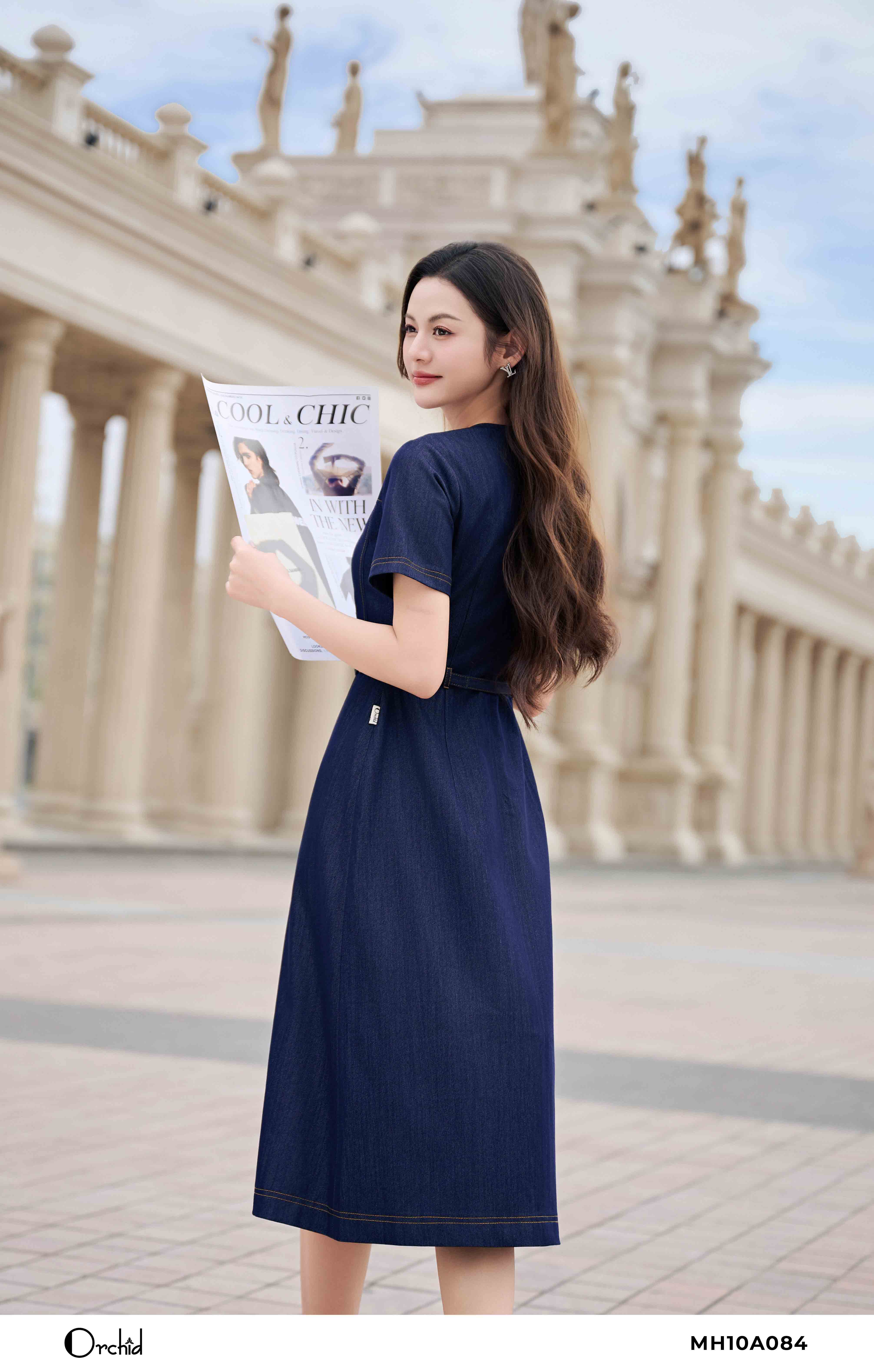 MH10A084 - Đầm denim