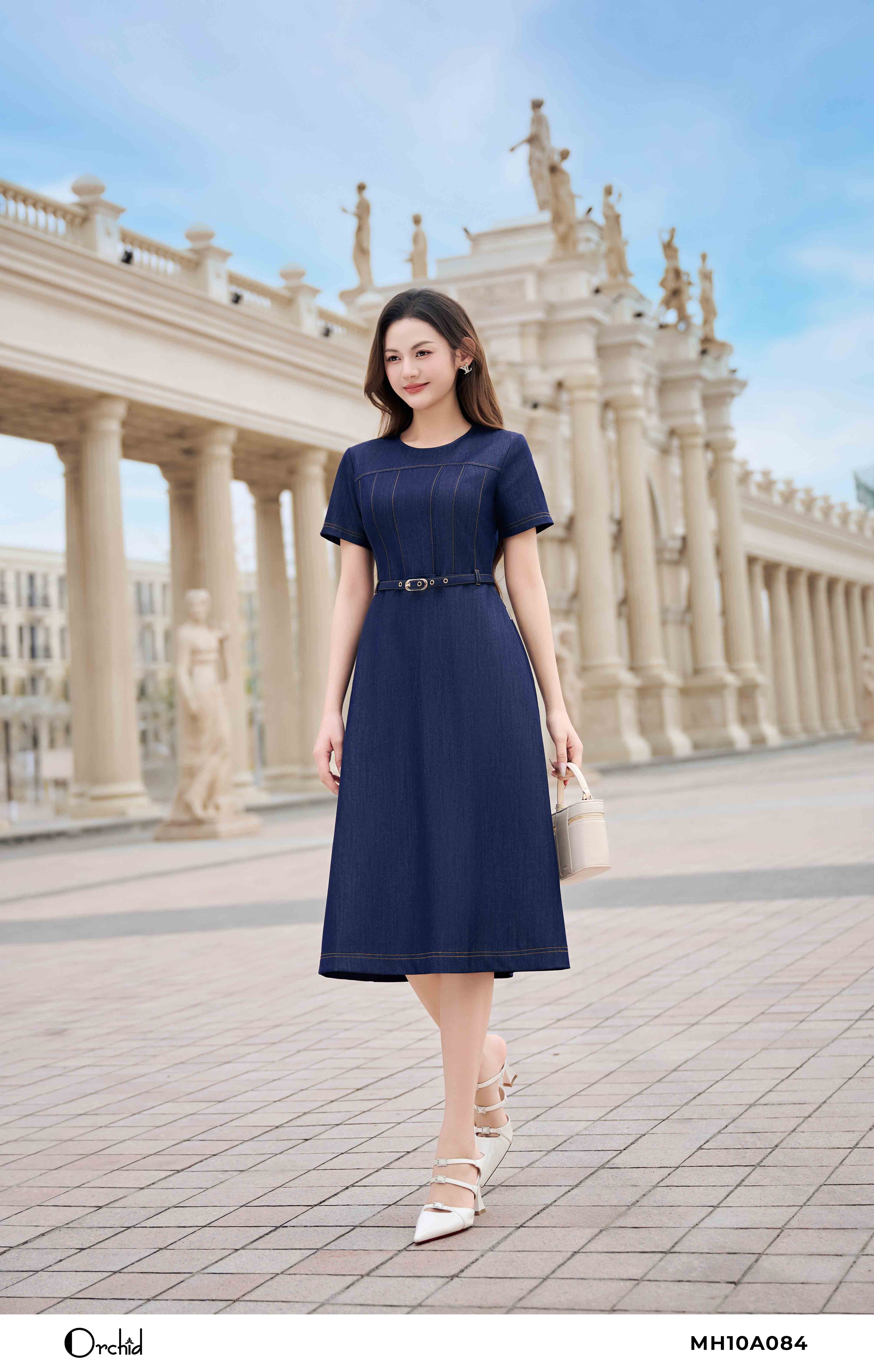 MH10A084 - Đầm denim