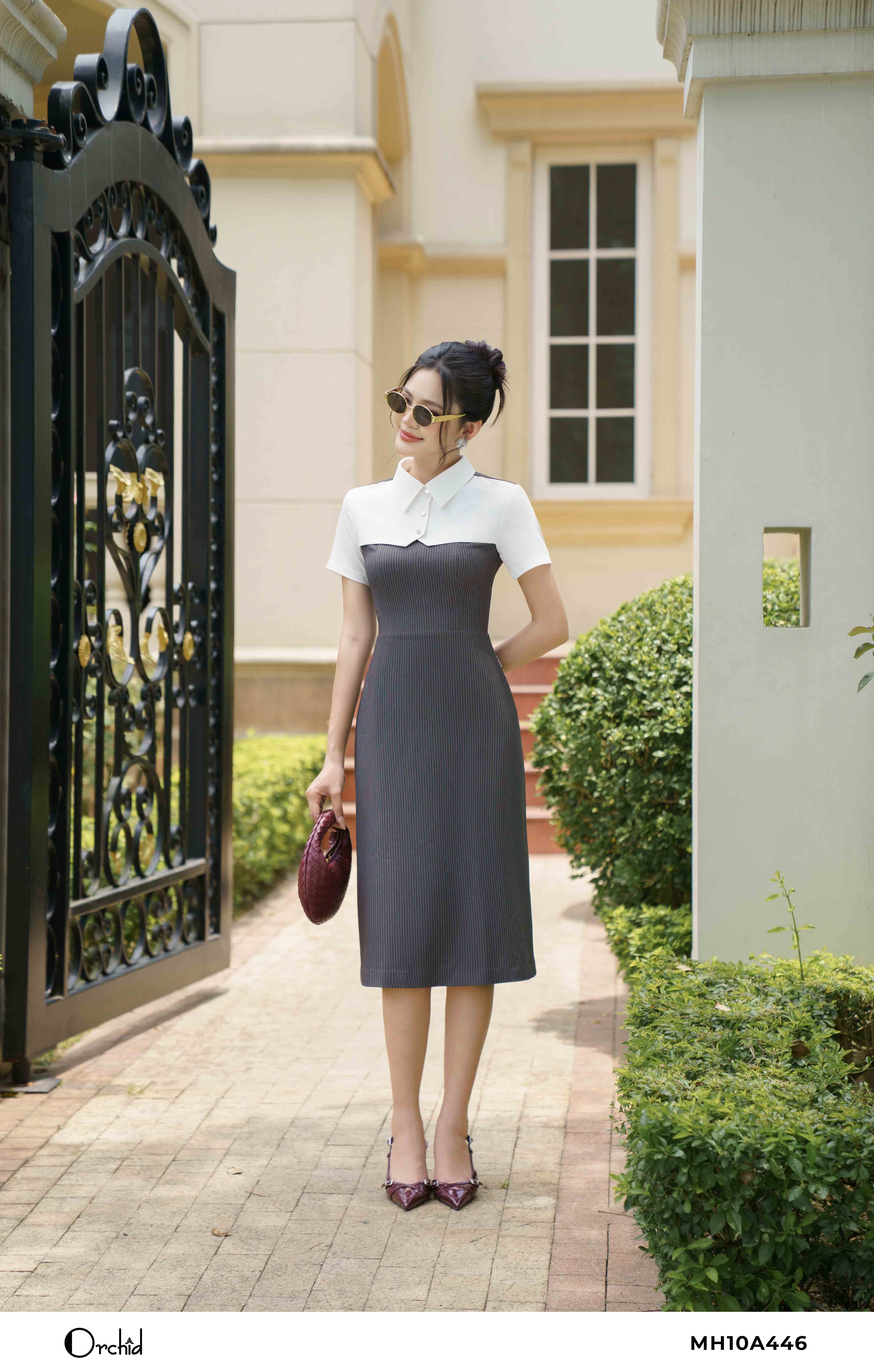MH10A446 - Đầm twill silk
