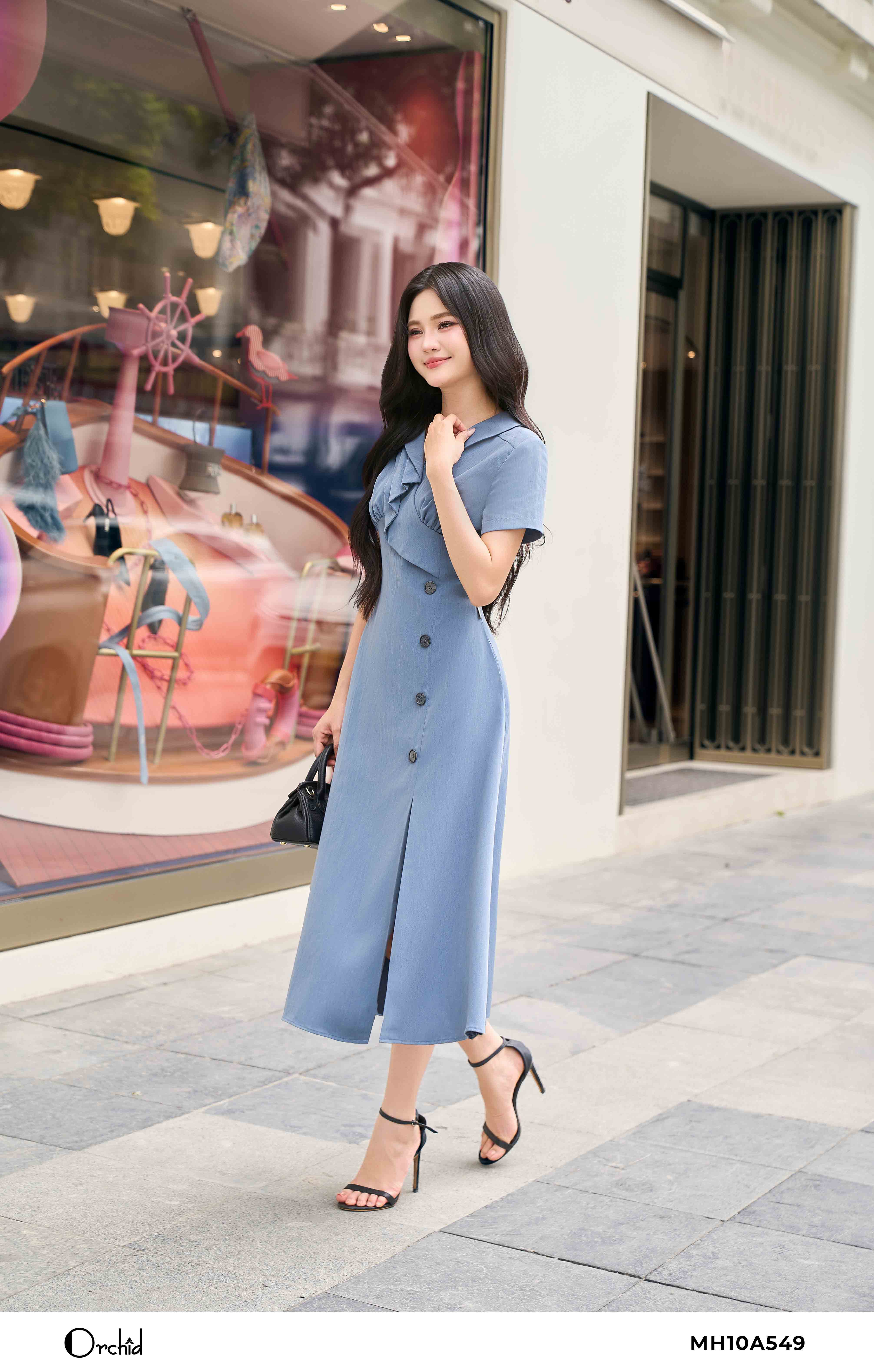 MH10A549 - Đầm chéo xước hàn