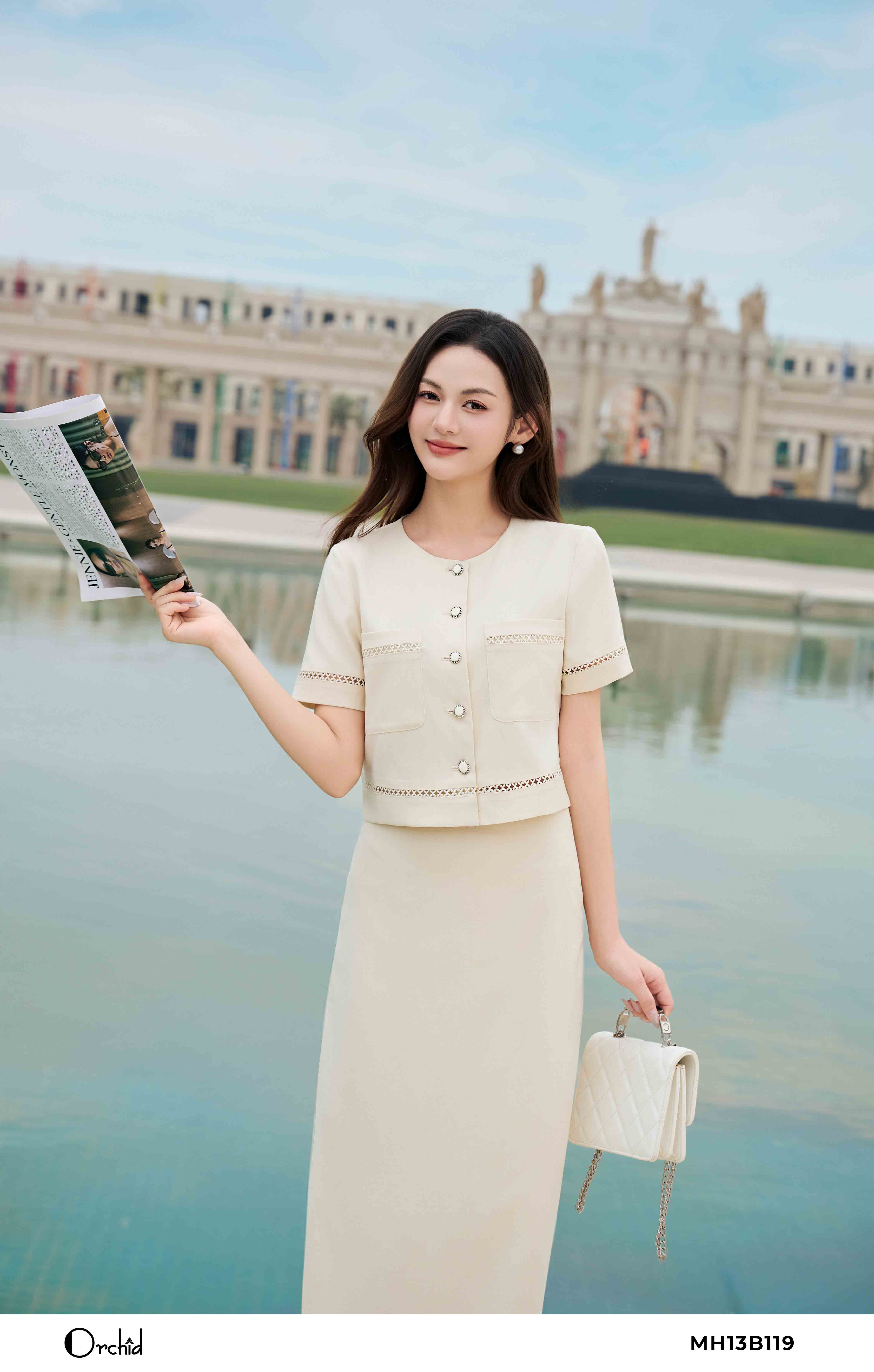 MH13B119 - Bộ twill silk chéo