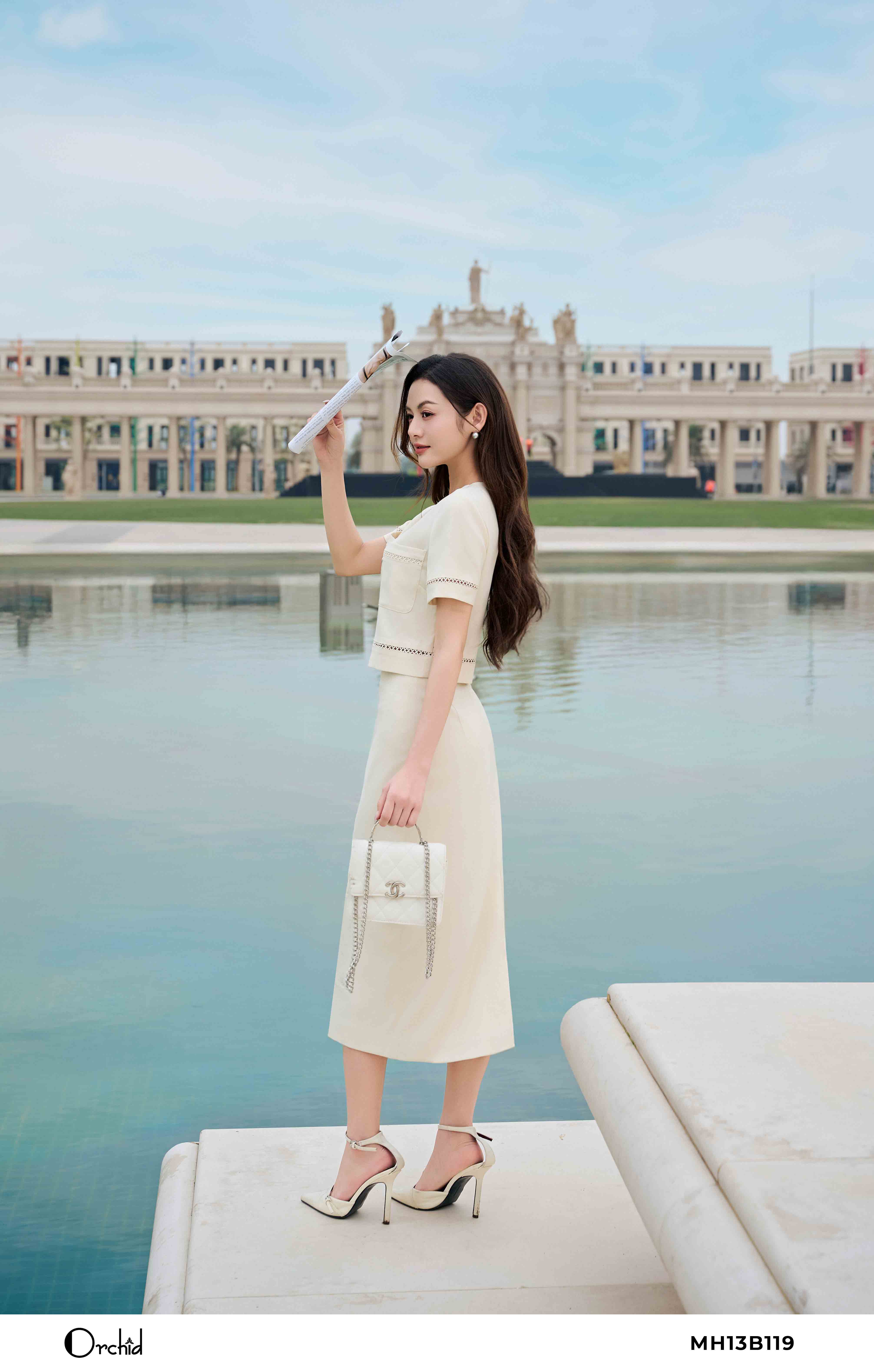 MH13B119 - Bộ twill silk chéo