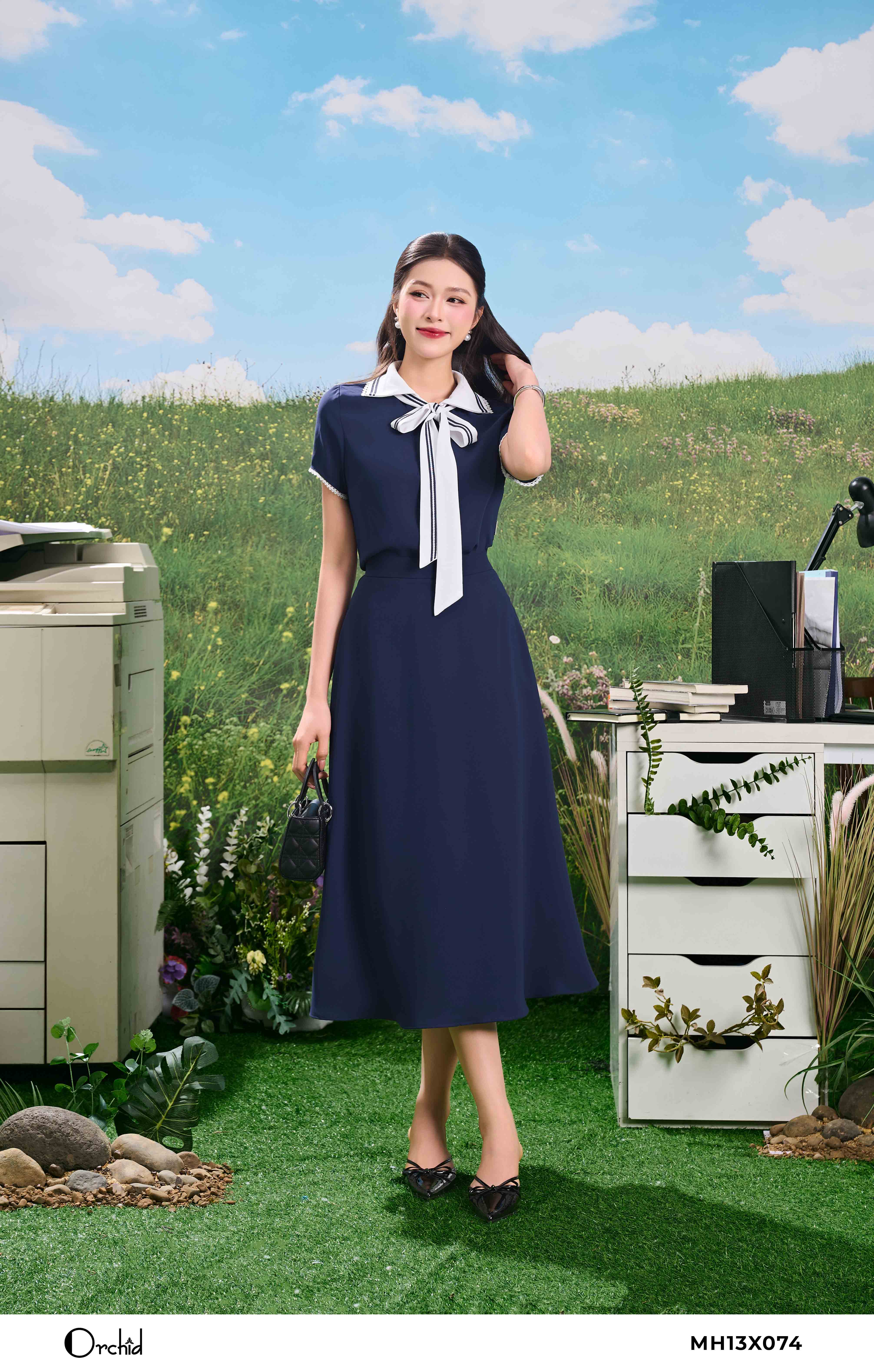 MH13X074 - Bộ lụa sạn