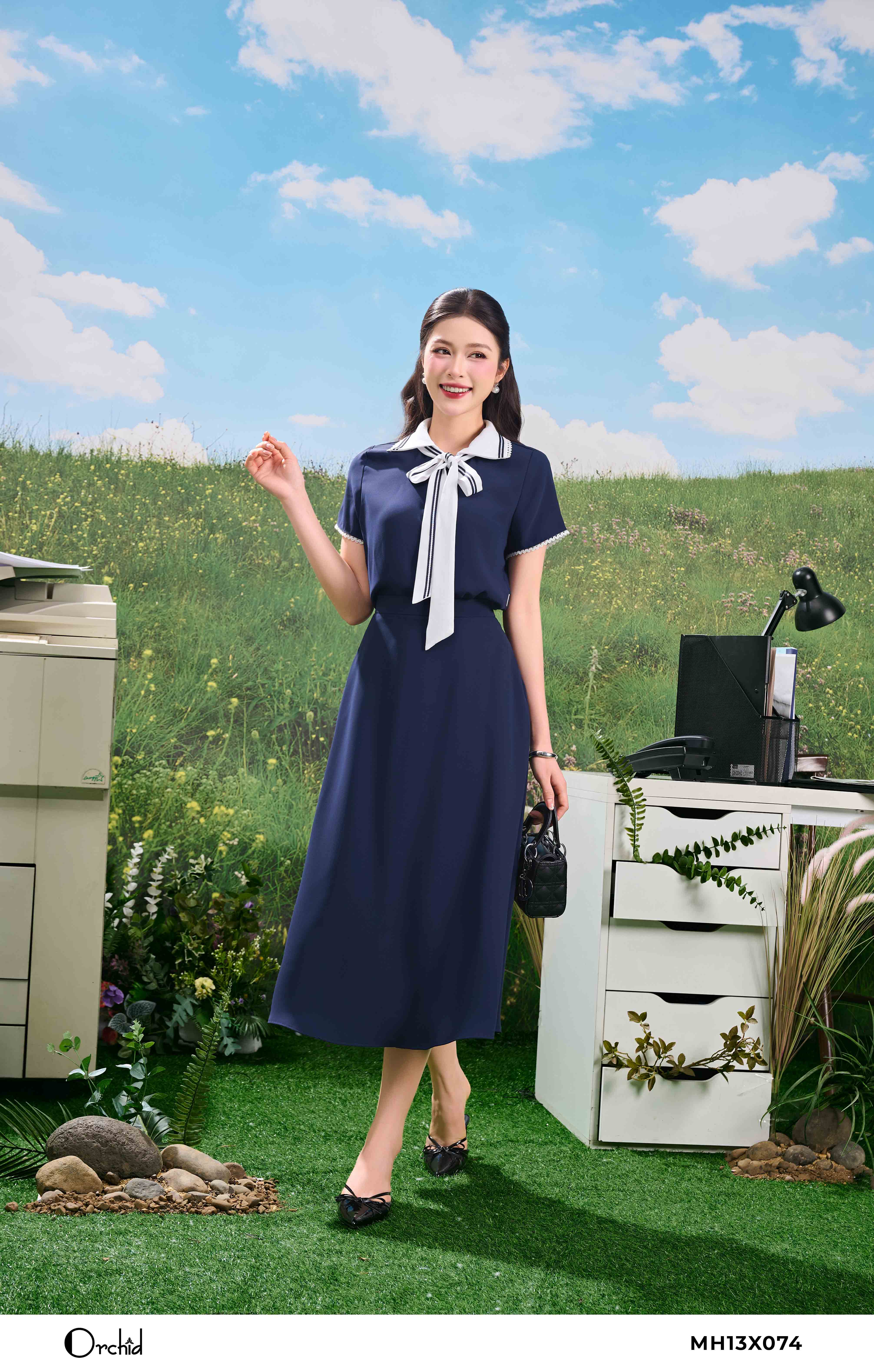 MH13X074 - Bộ lụa sạn