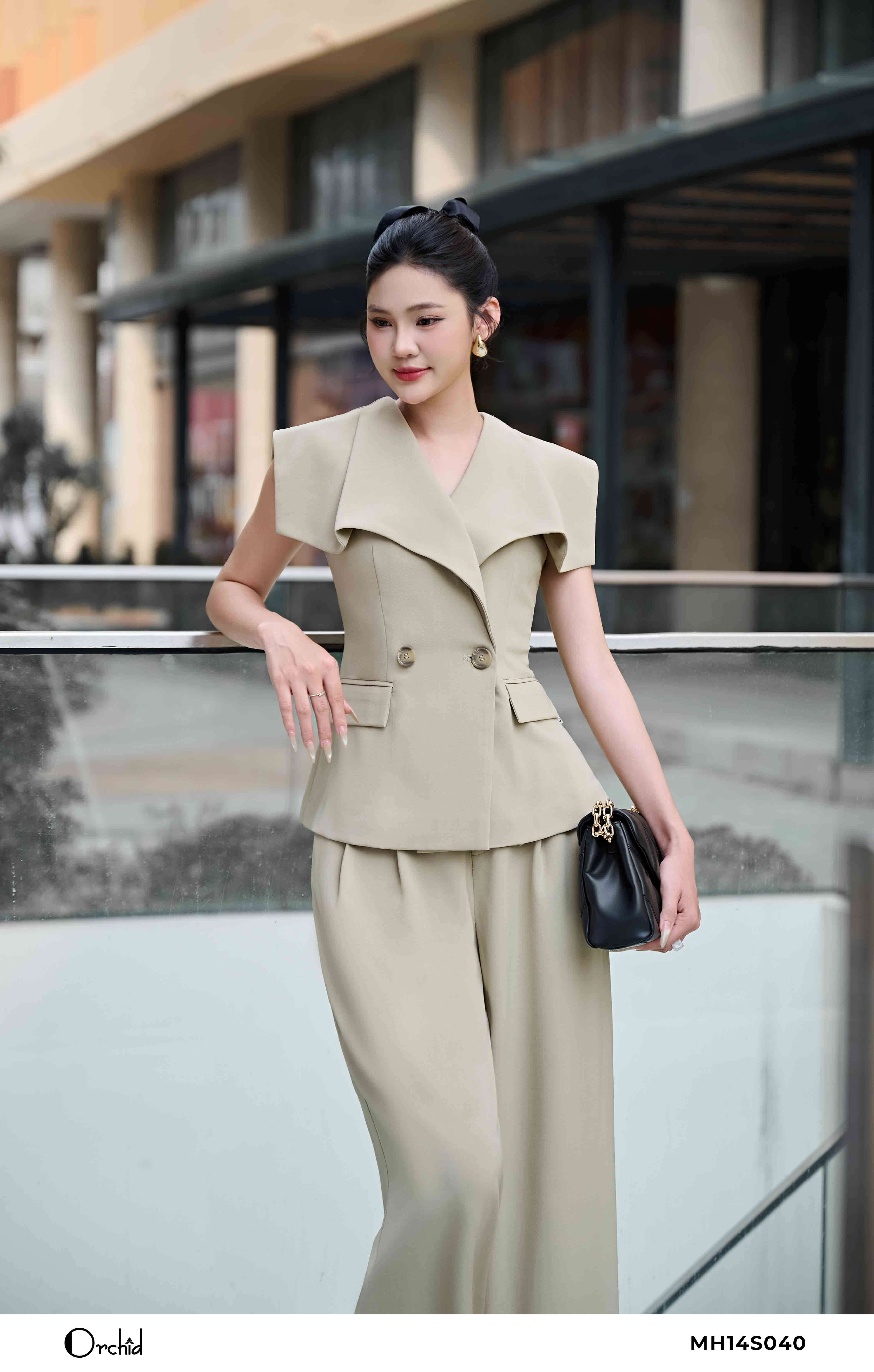 MH14S040 - Bộ twill silk vân chéo