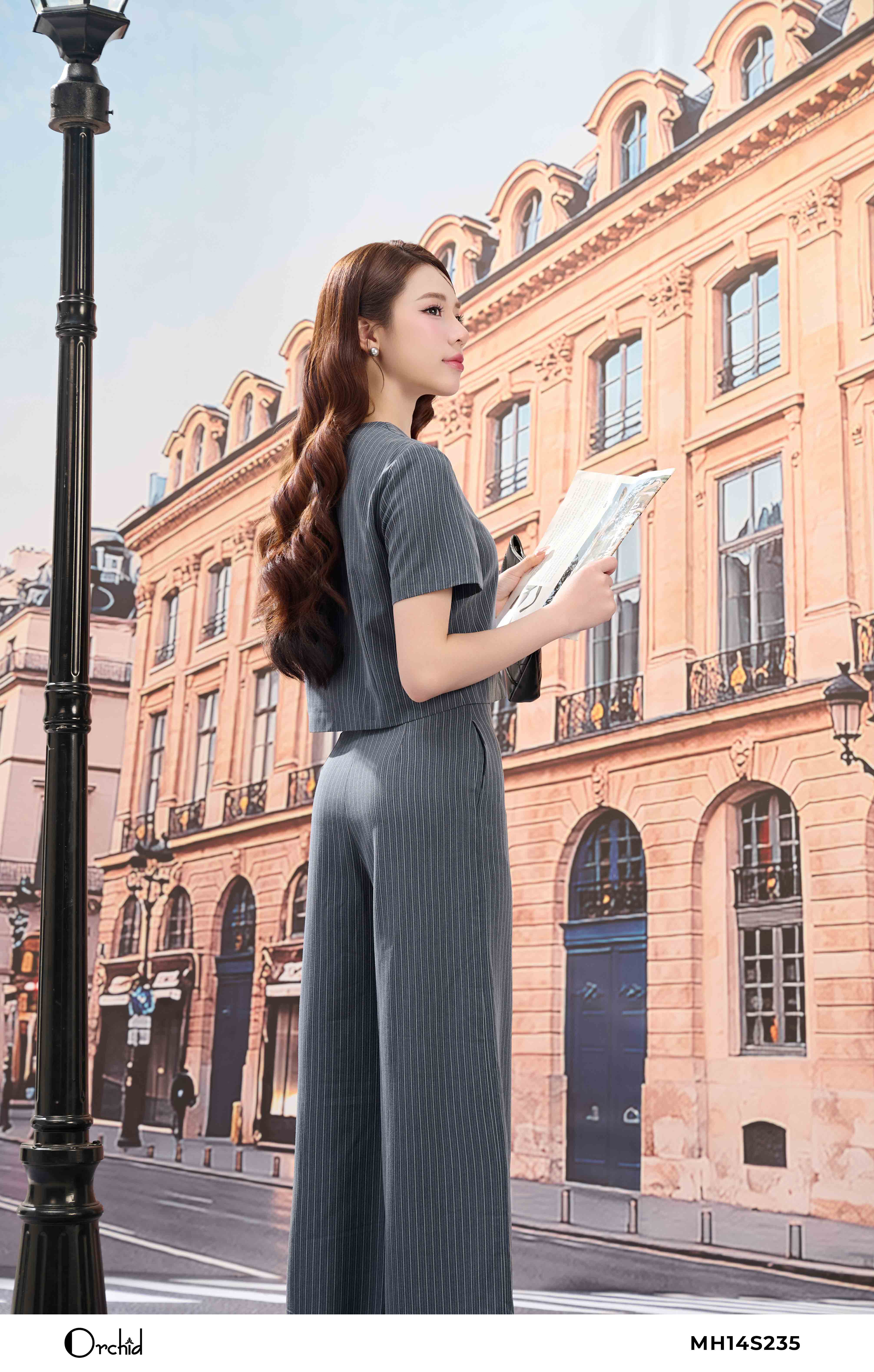 MH14S235 - Bộ twill silk vân