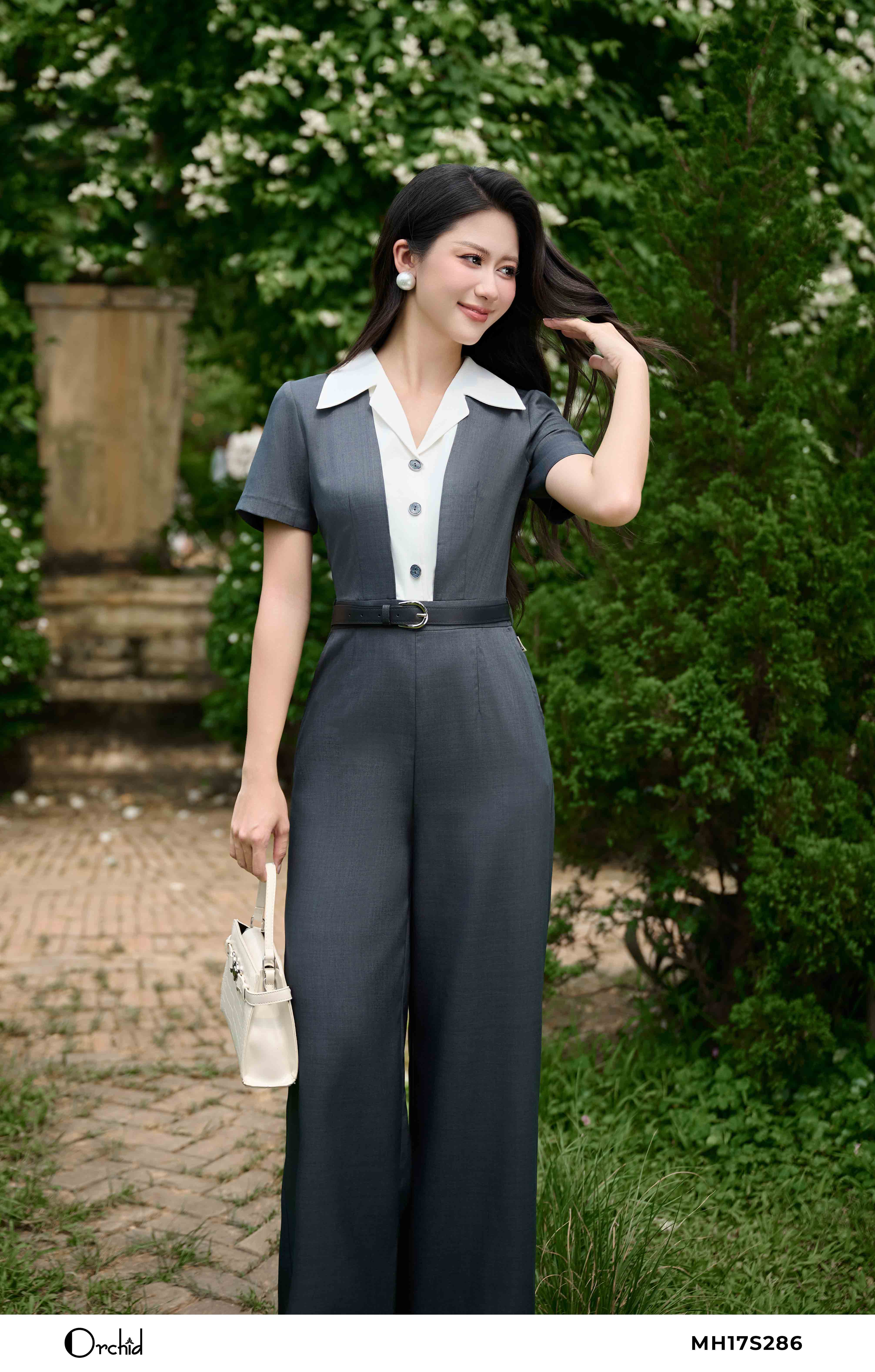 MH17S286/2 - Bộ jumsuit twill silk
