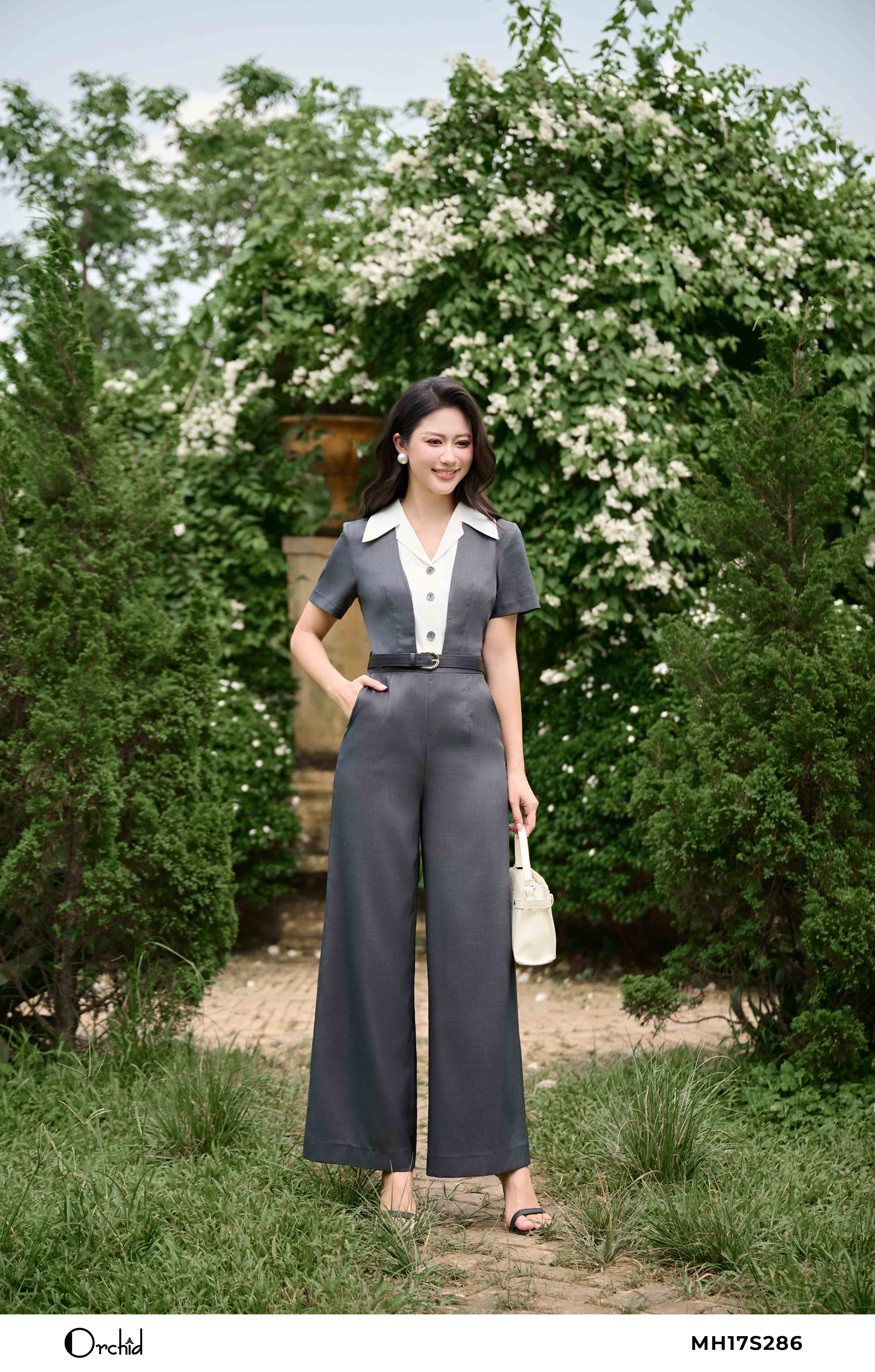MH17S286/2 - Bộ jumsuit twill silk