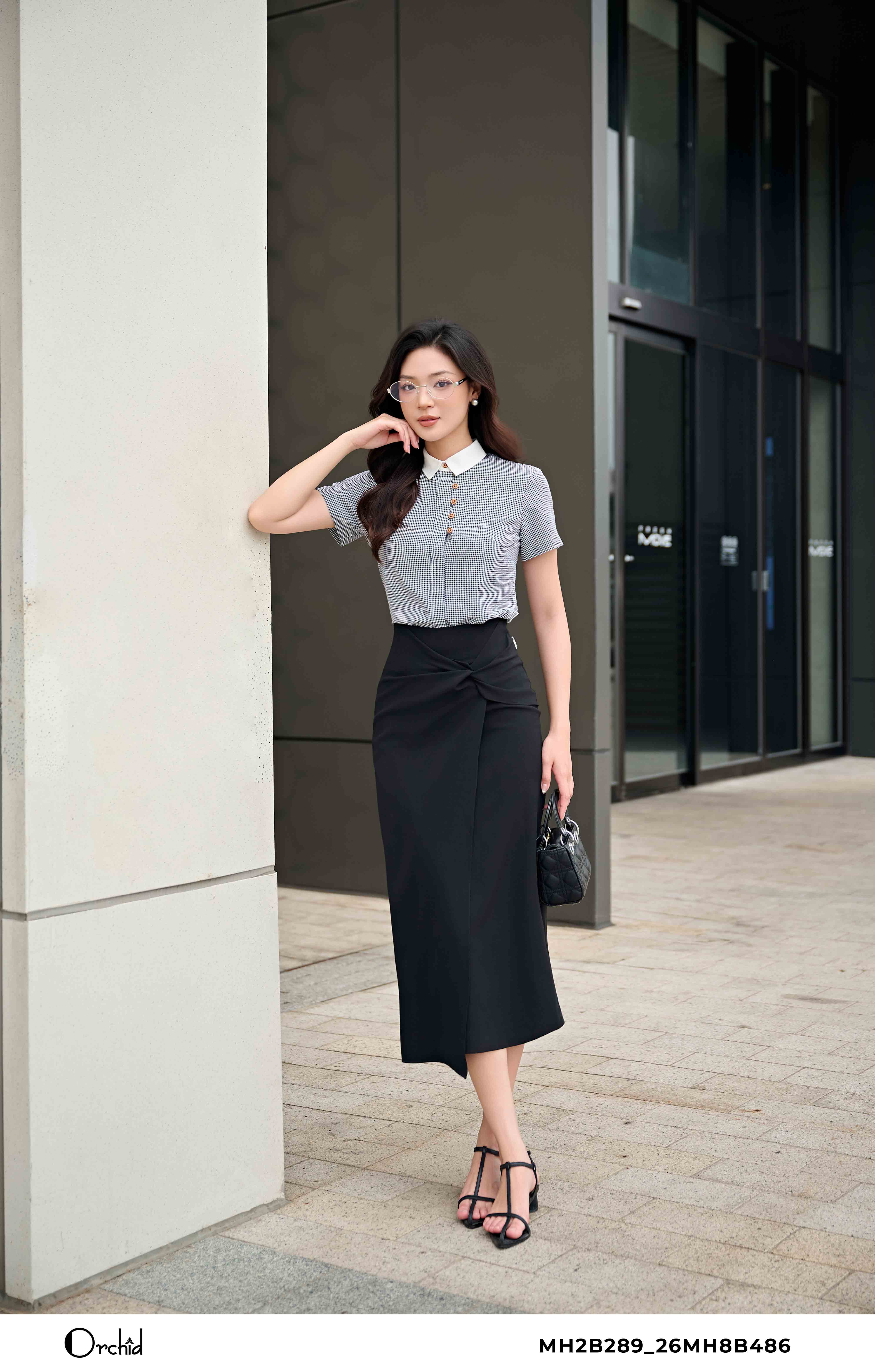 MH2B289 - Áo thô kẻ caro
