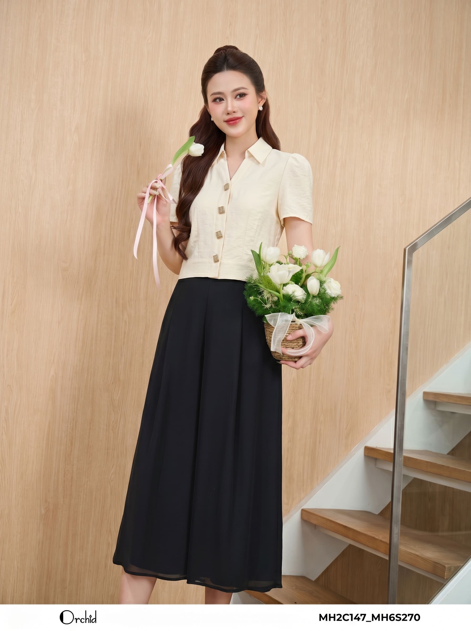 MH2C147 - Áo thô lụa