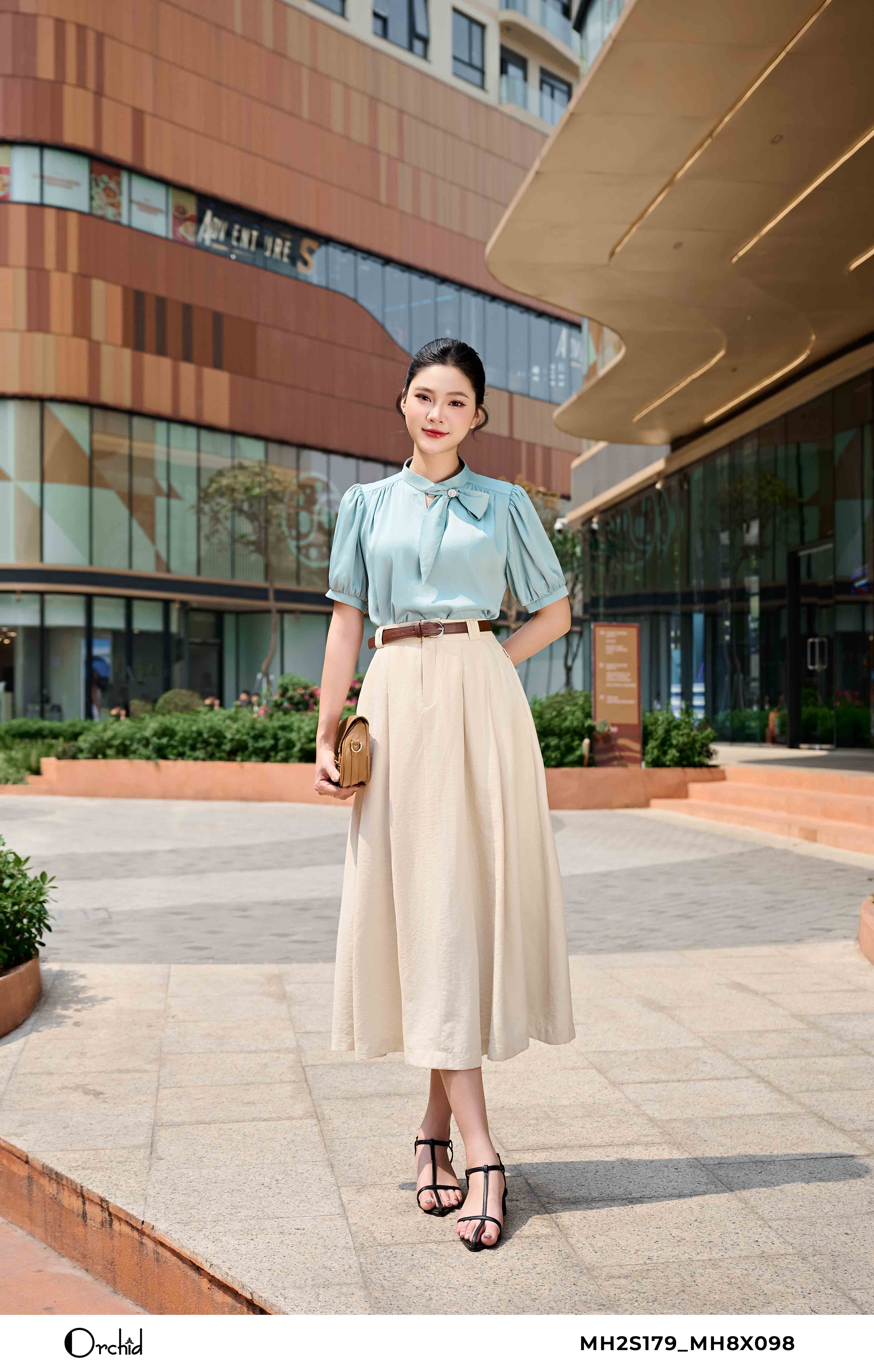 MH2S179 - Áo lụa vân sóng