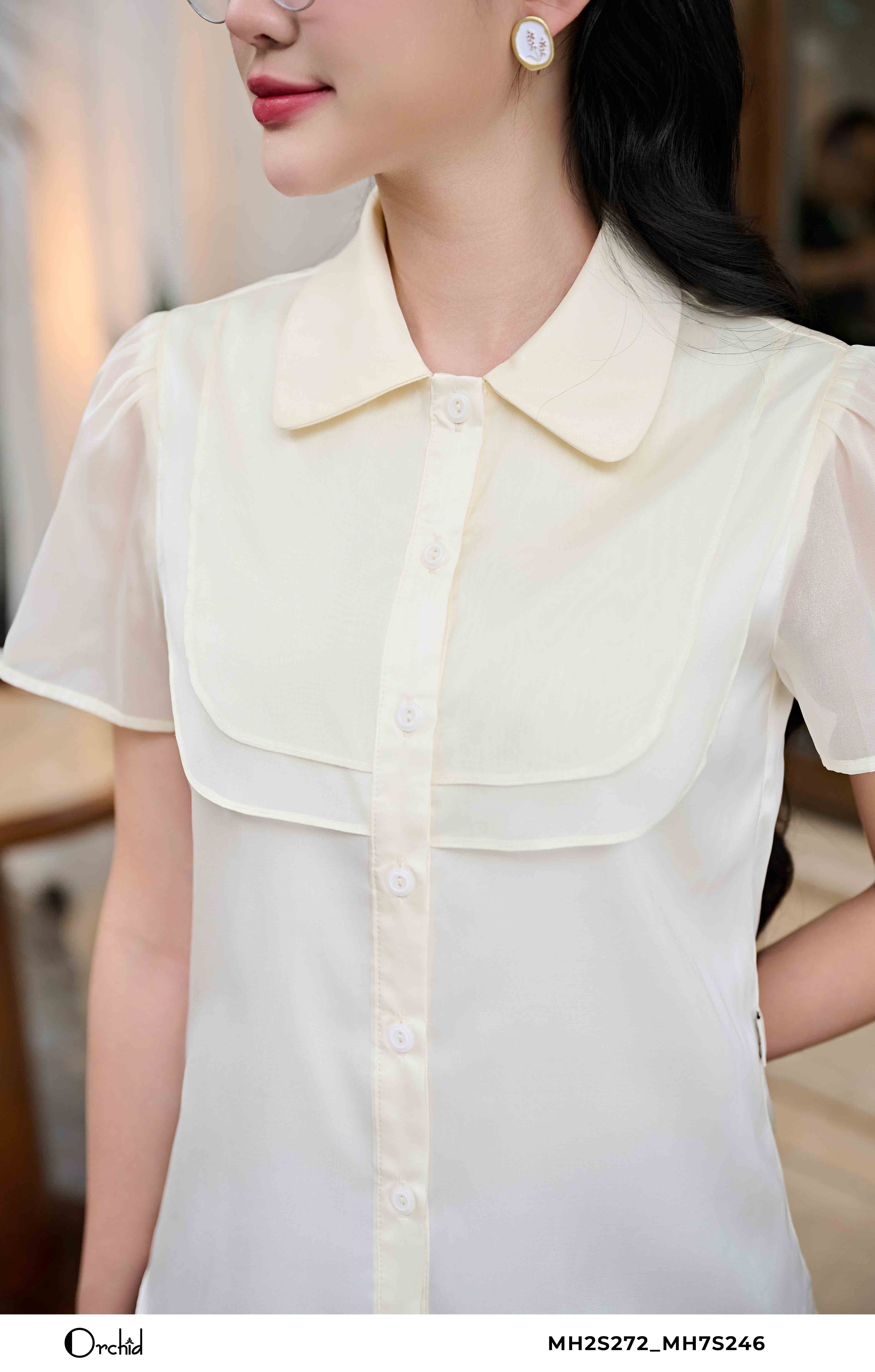 MH2S272 - Áo lụa satin