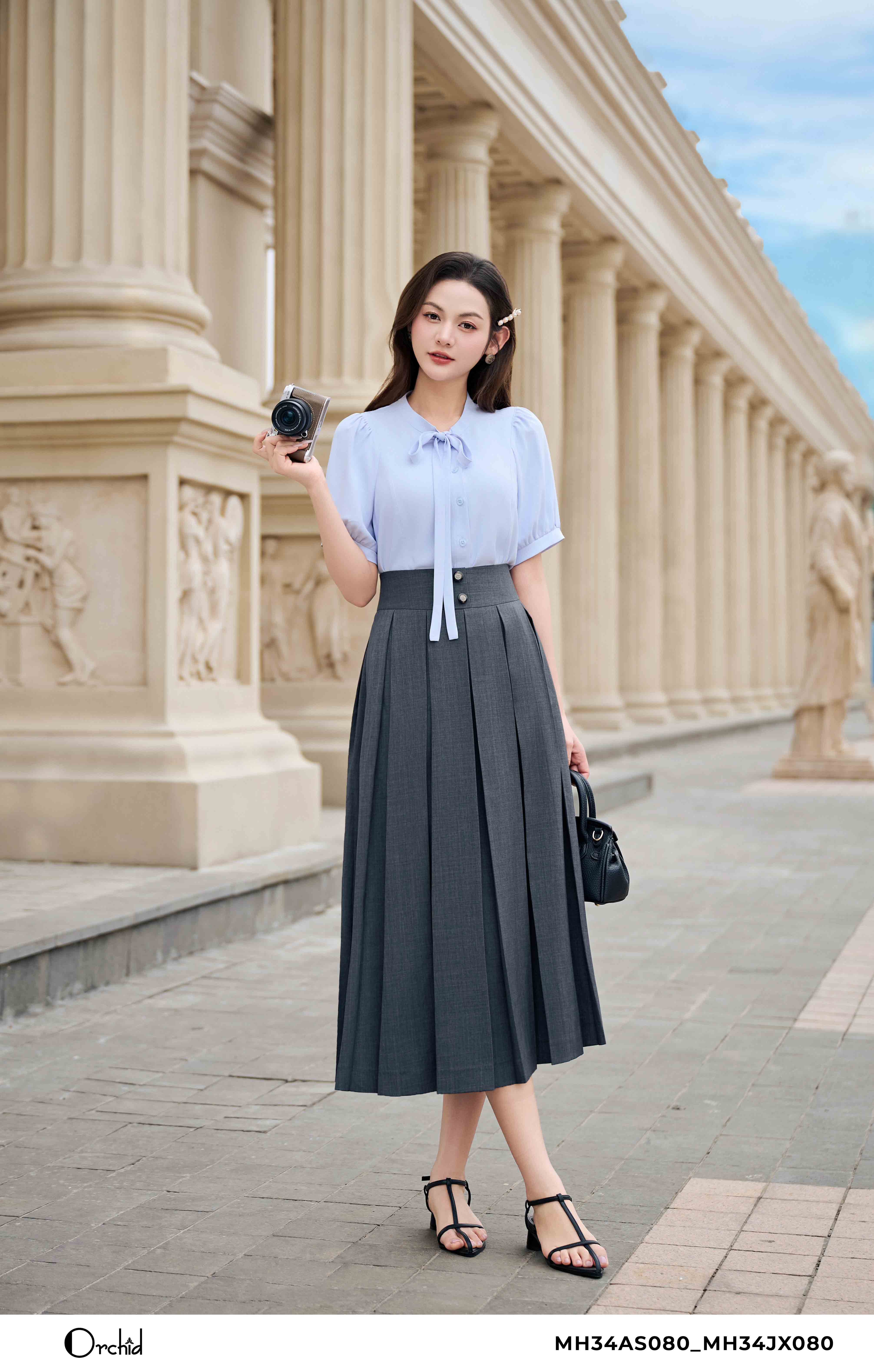 MH34AS080 - Áo lụa sạn