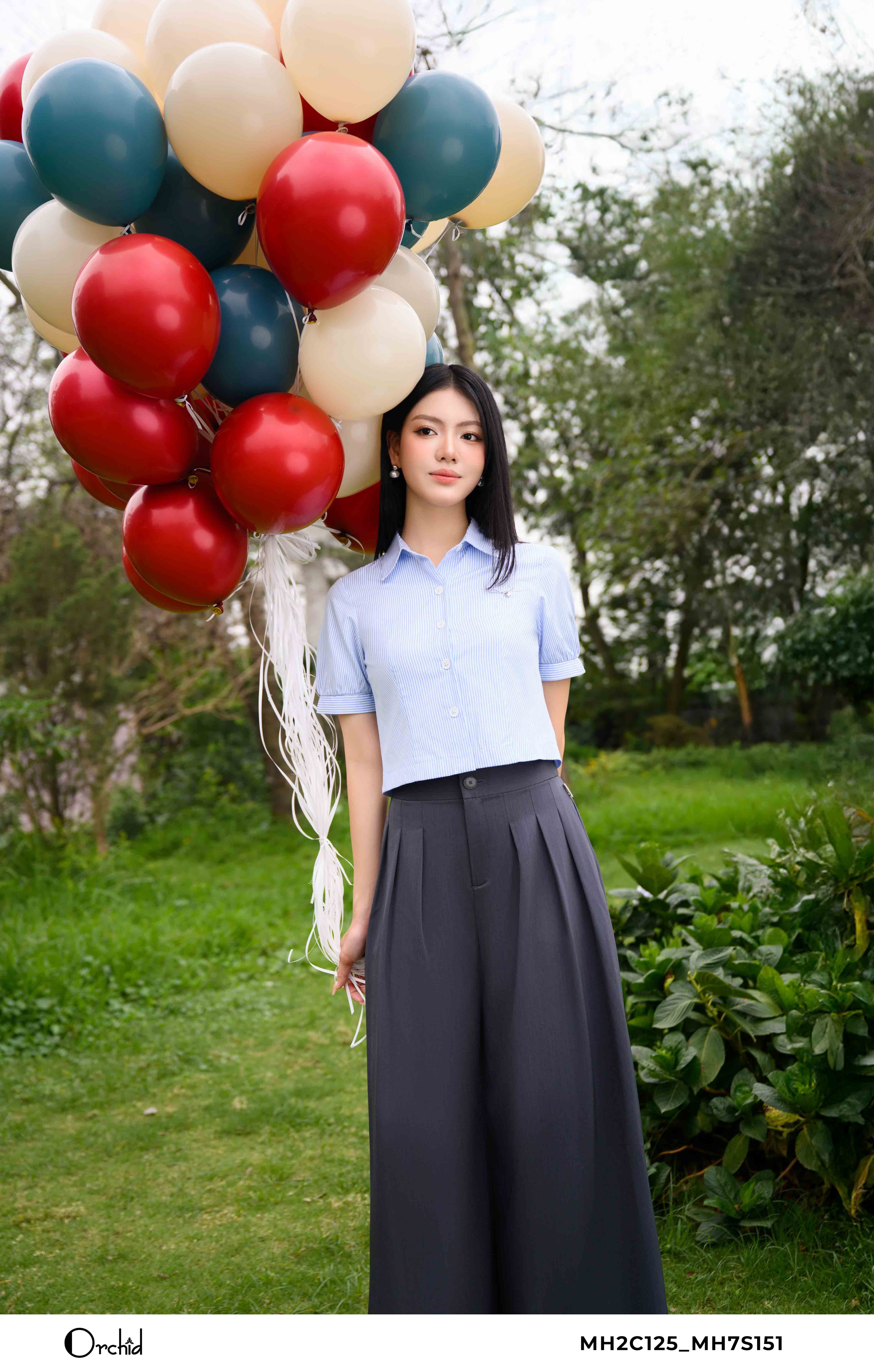 MH7S151 - Quần twill silk
