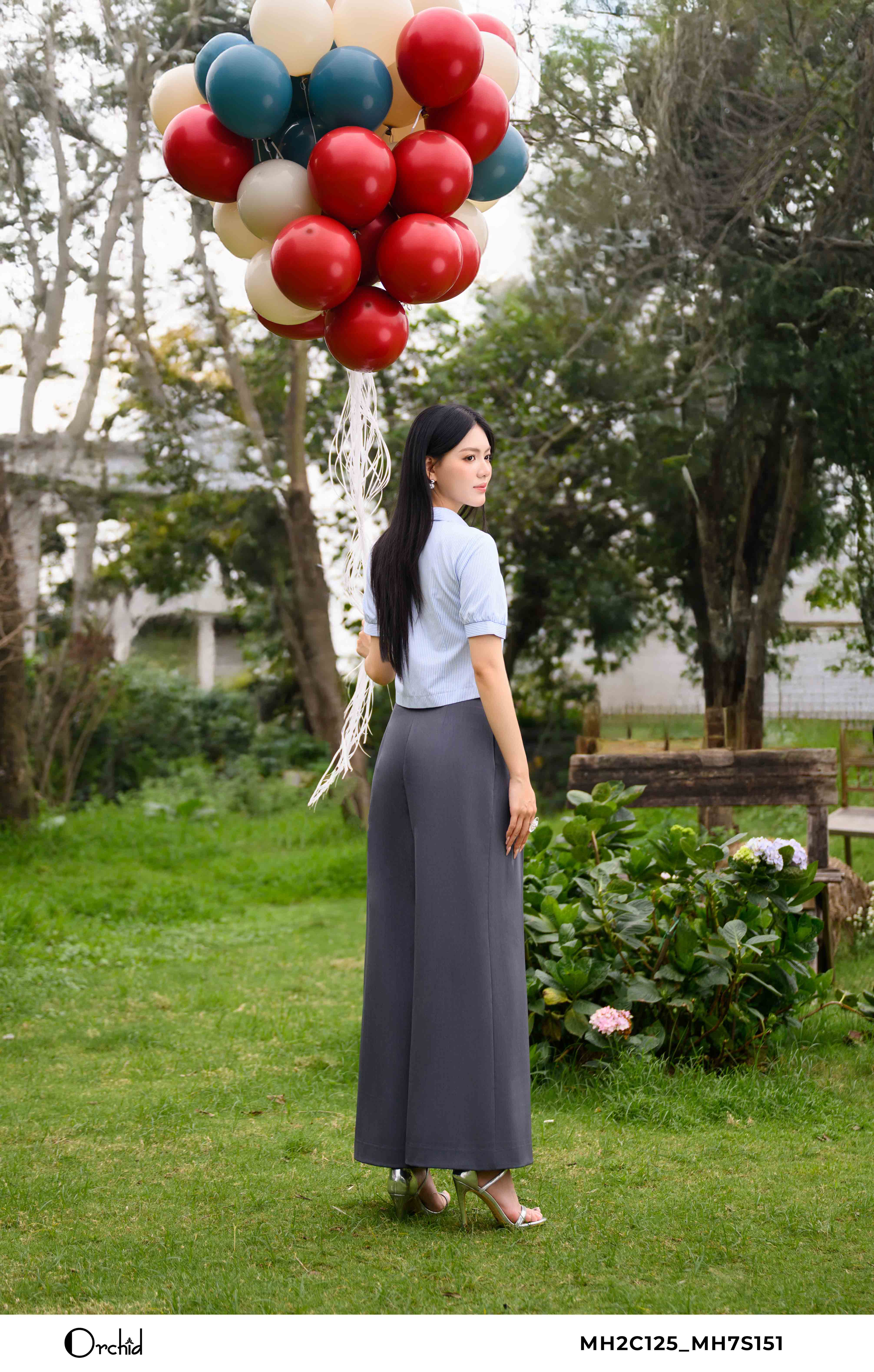MH7S151 - Quần twill silk