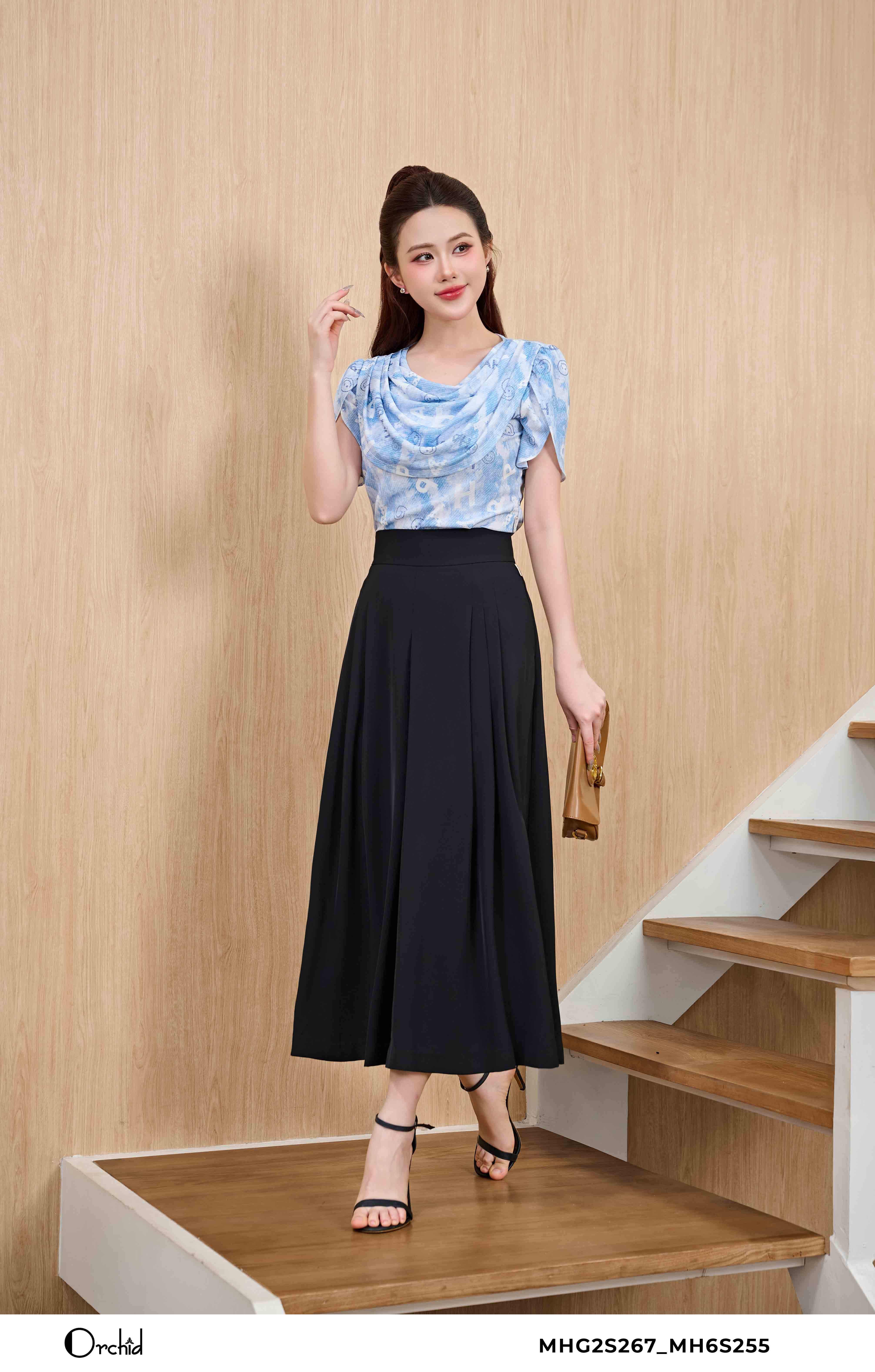 MHG2S267 - Áo cotton họa tiết chữ