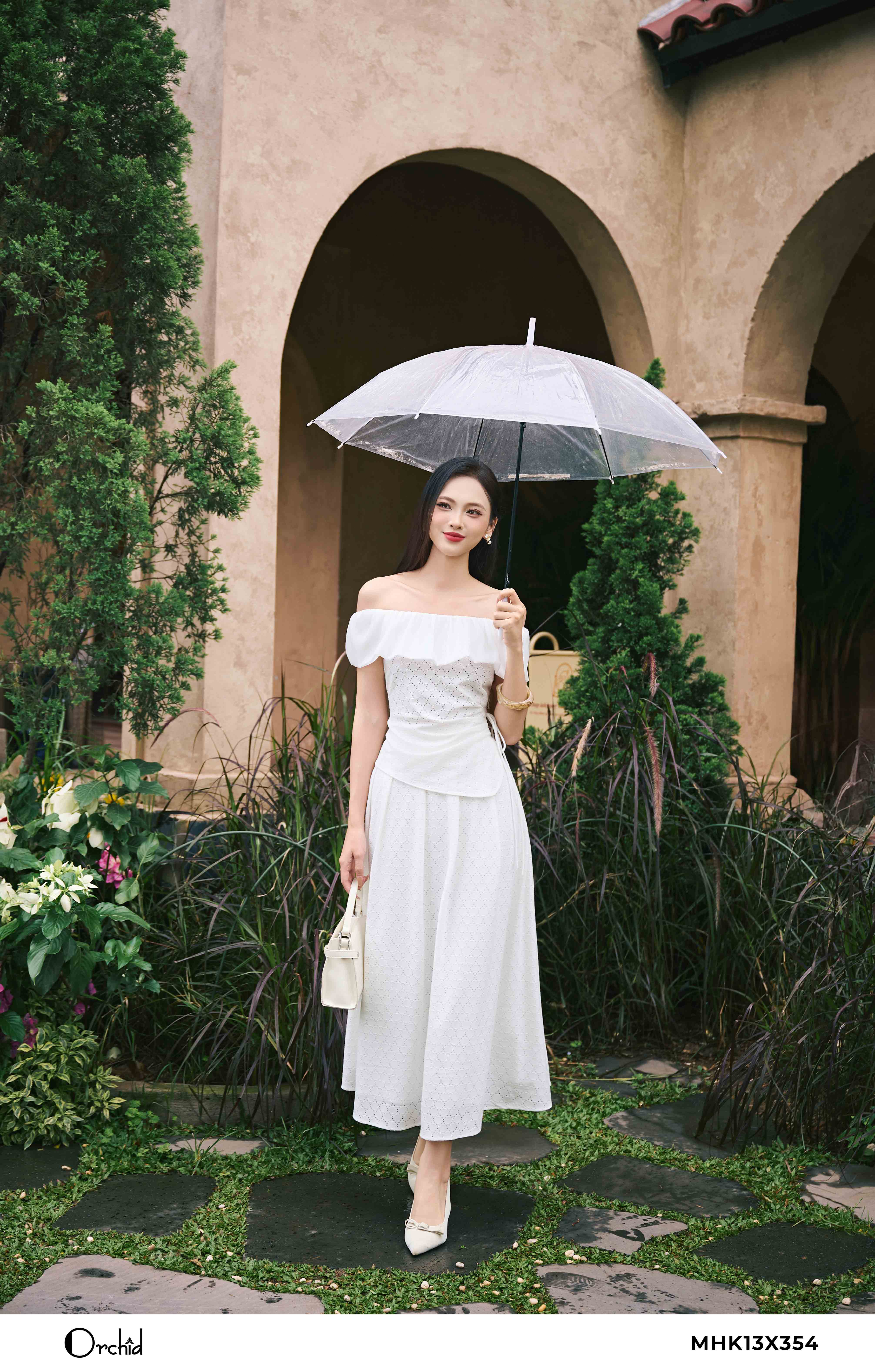 MHK13X354 - Bộ thun cotton dập ô