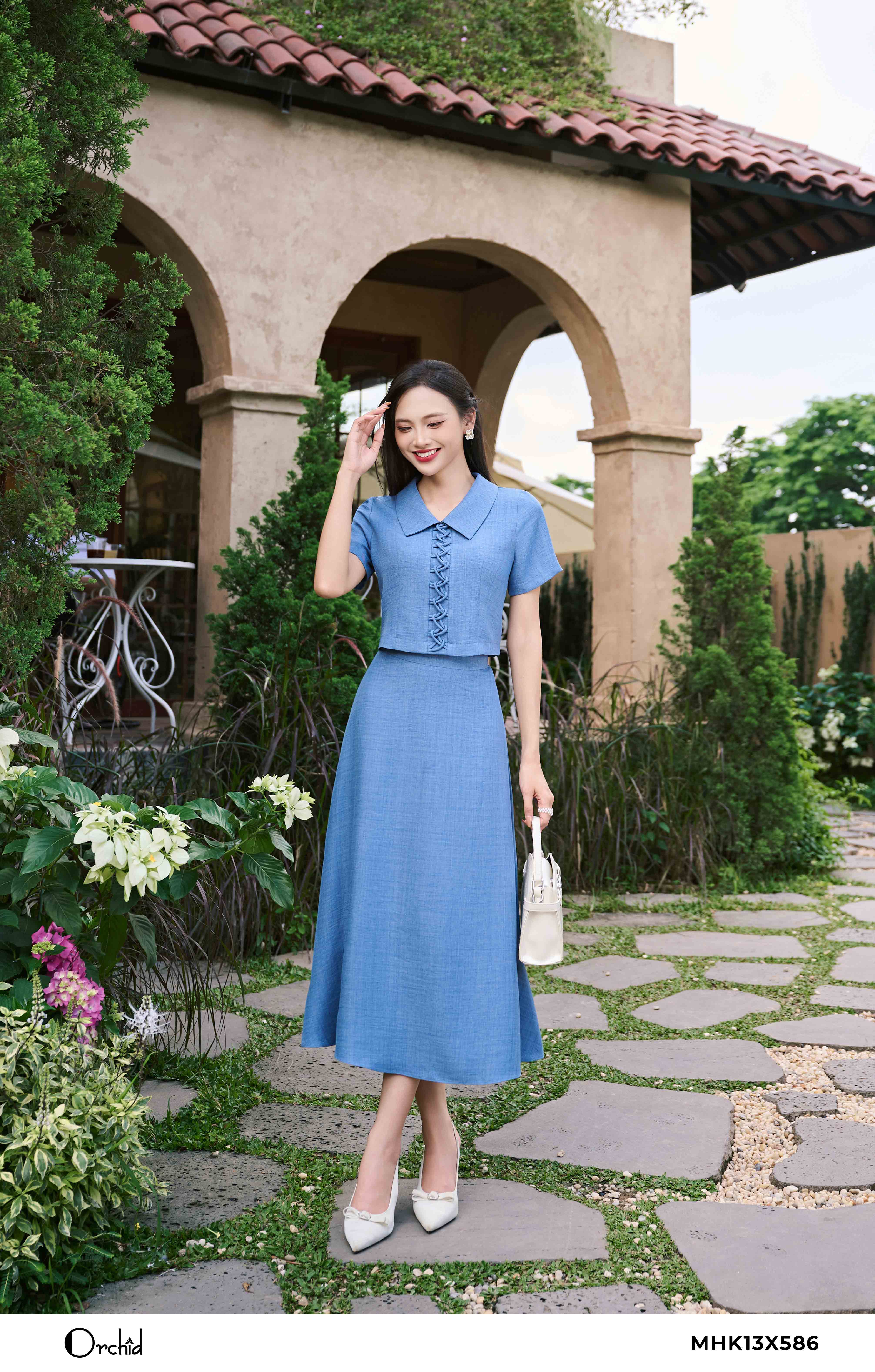 MHK13X586 - Bộ đũi vân mây