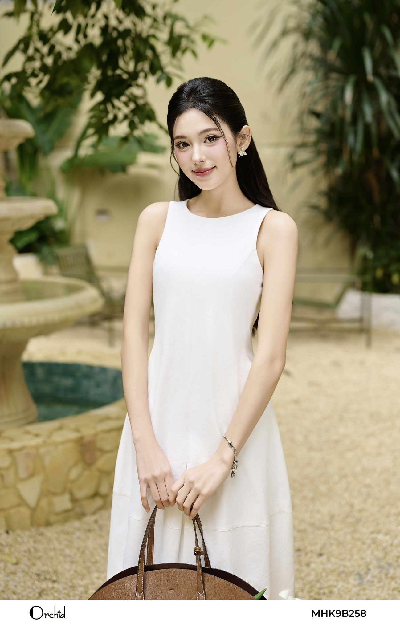 MHK9B258 - Đầm thô giãn hạt