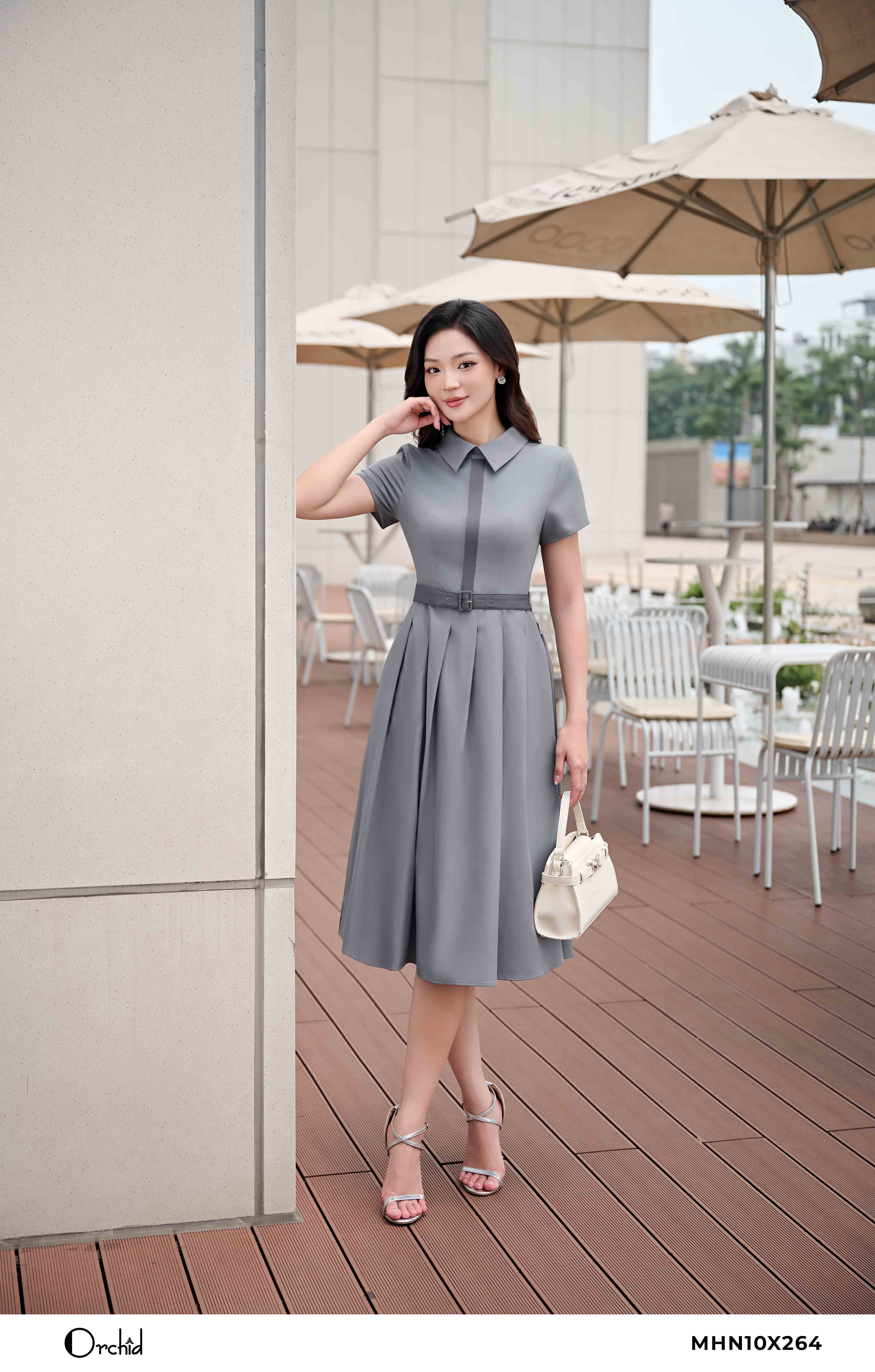 MHN10X264 - Đầm thô tuyết