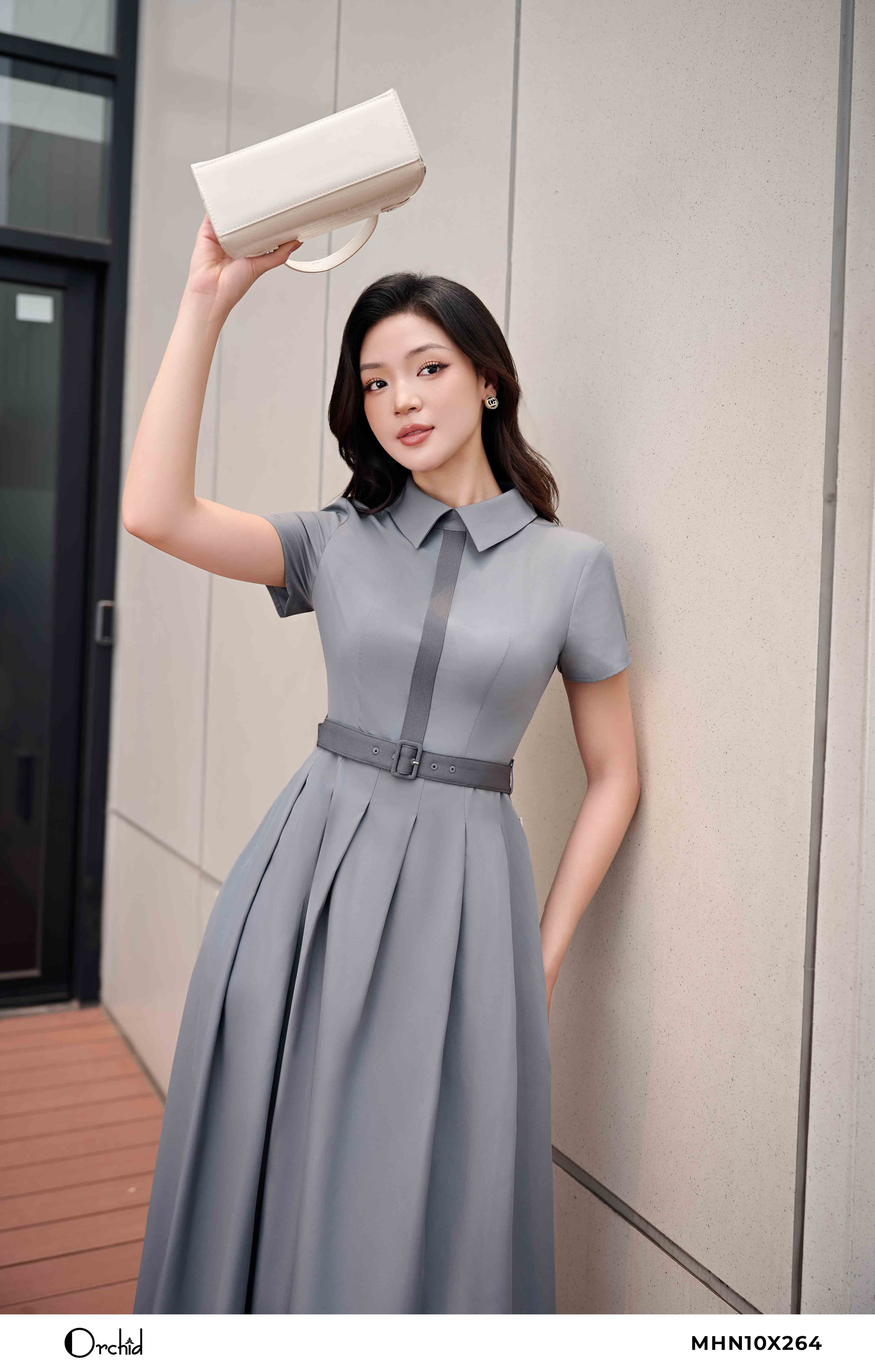 MHN10X264 - Đầm thô tuyết