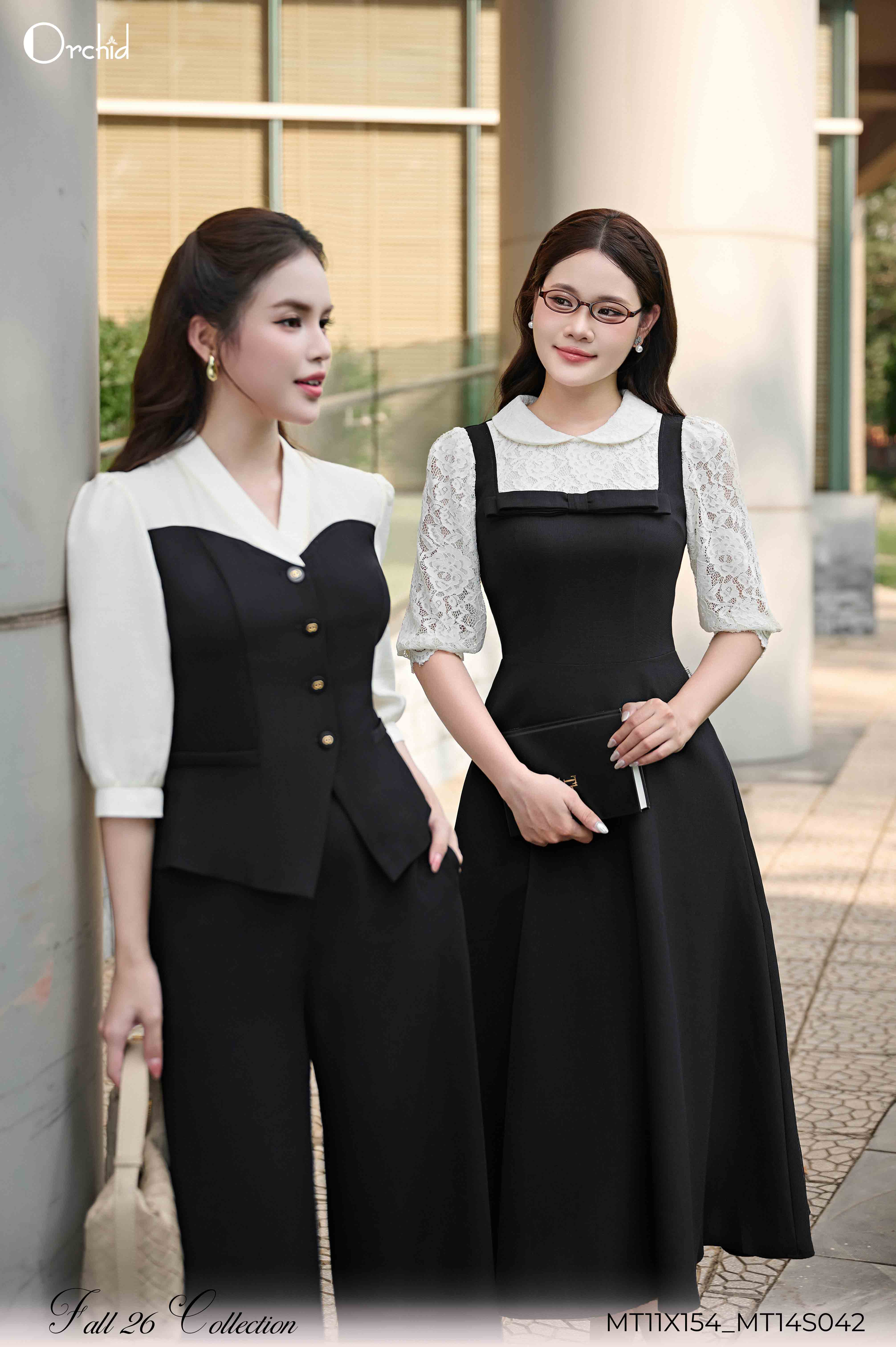 MT11X154 - Đầm crep hàn