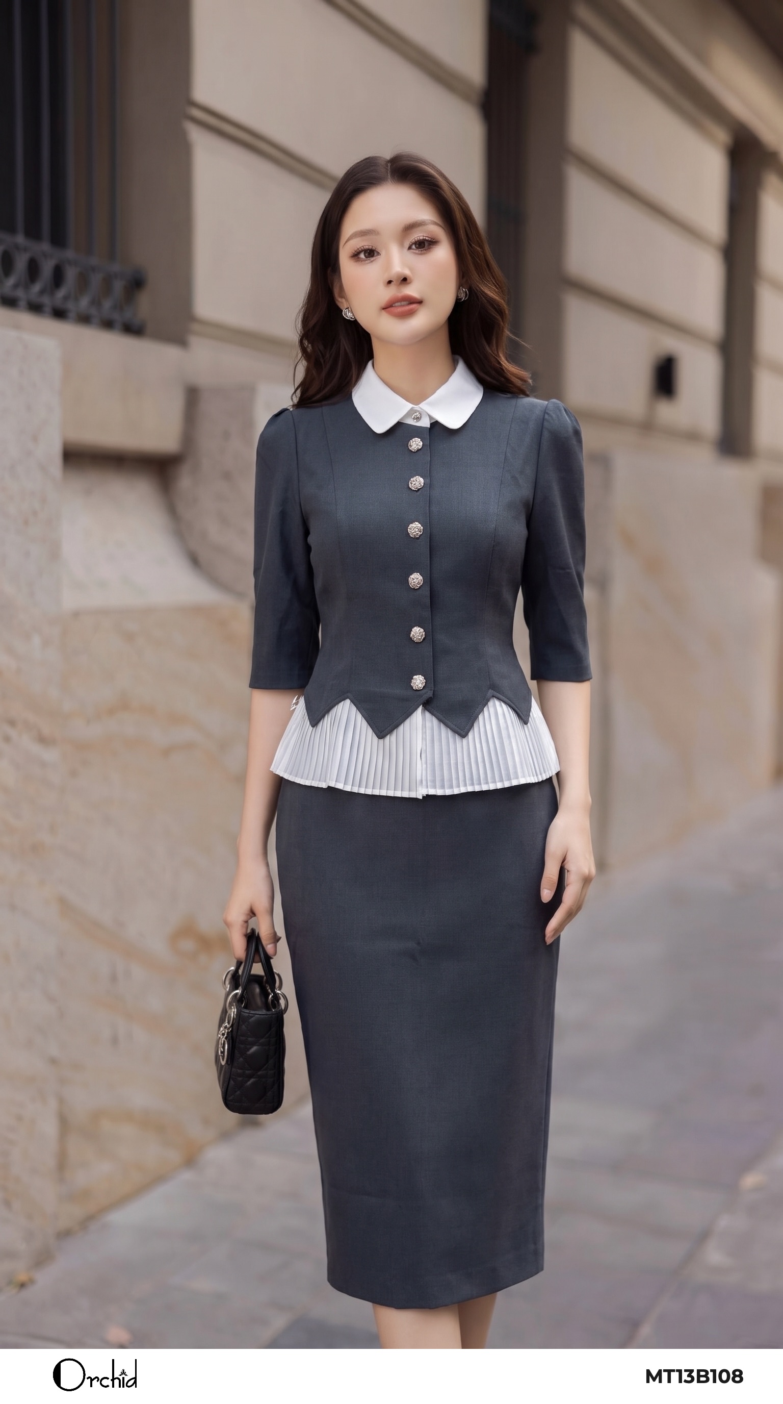 MT13B108 - Bộ twill silk