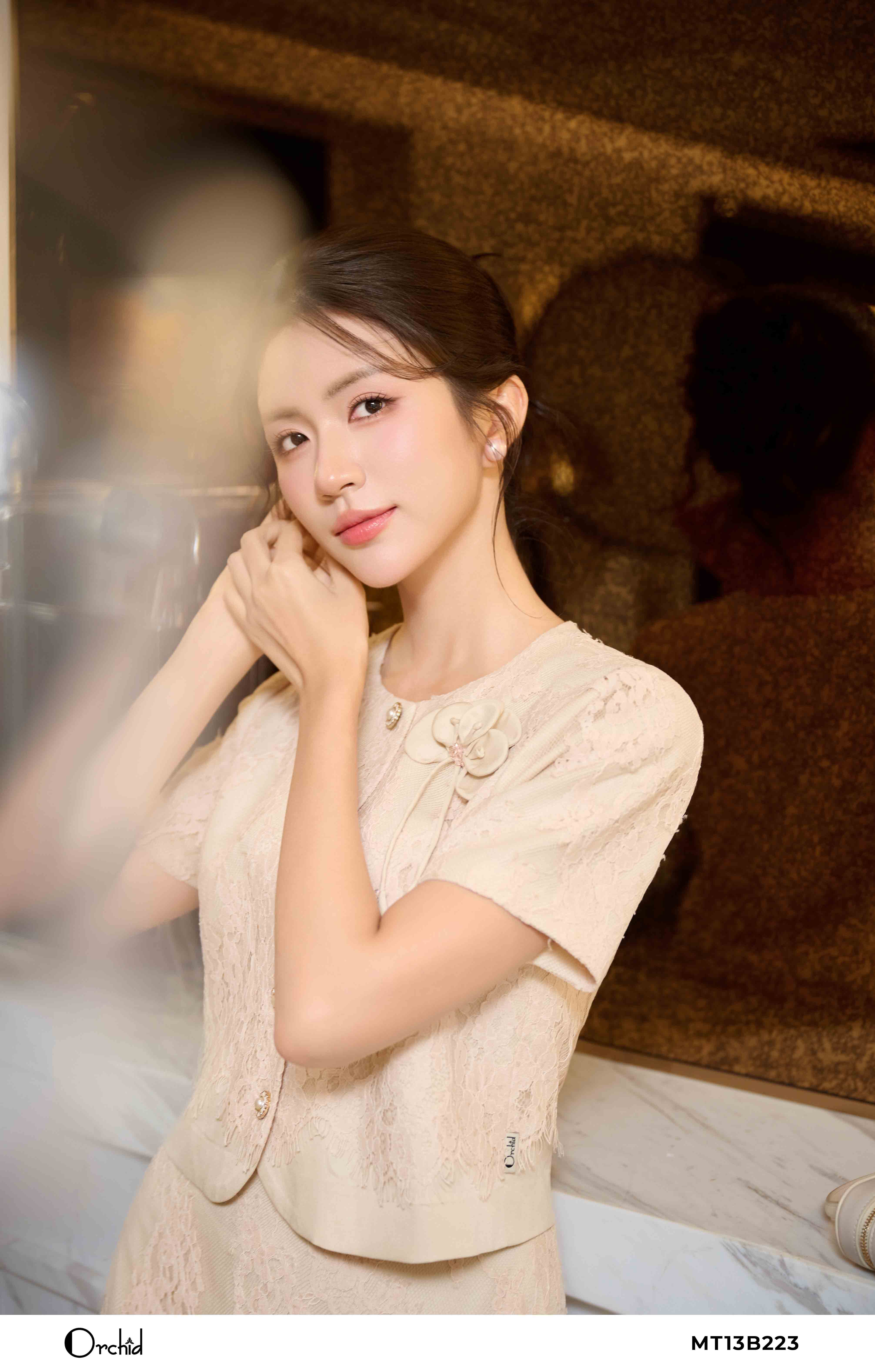 MT13B223 - Bộ ren hoa họa tiết hoa