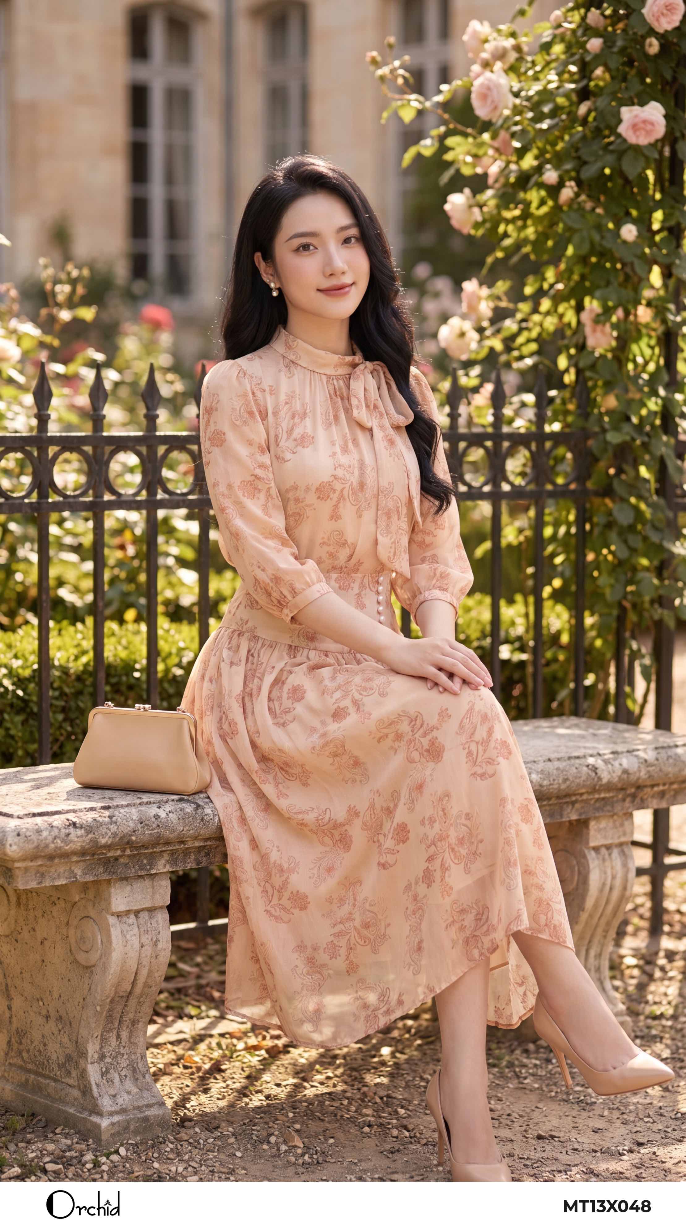 MT13X048 - Bộ tơ ánh họa tiết