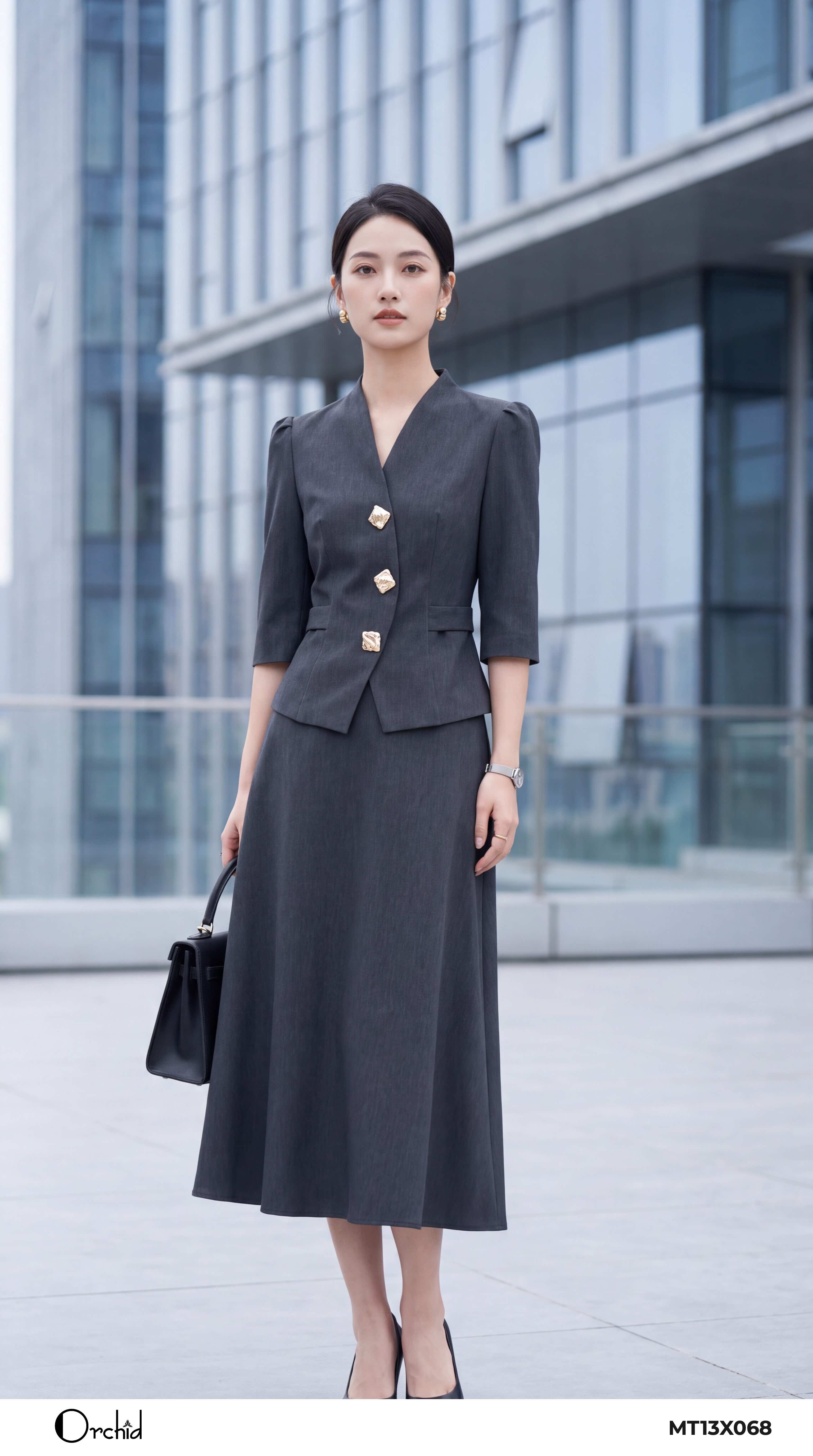 MT13X068 - Bộ thô twill silk