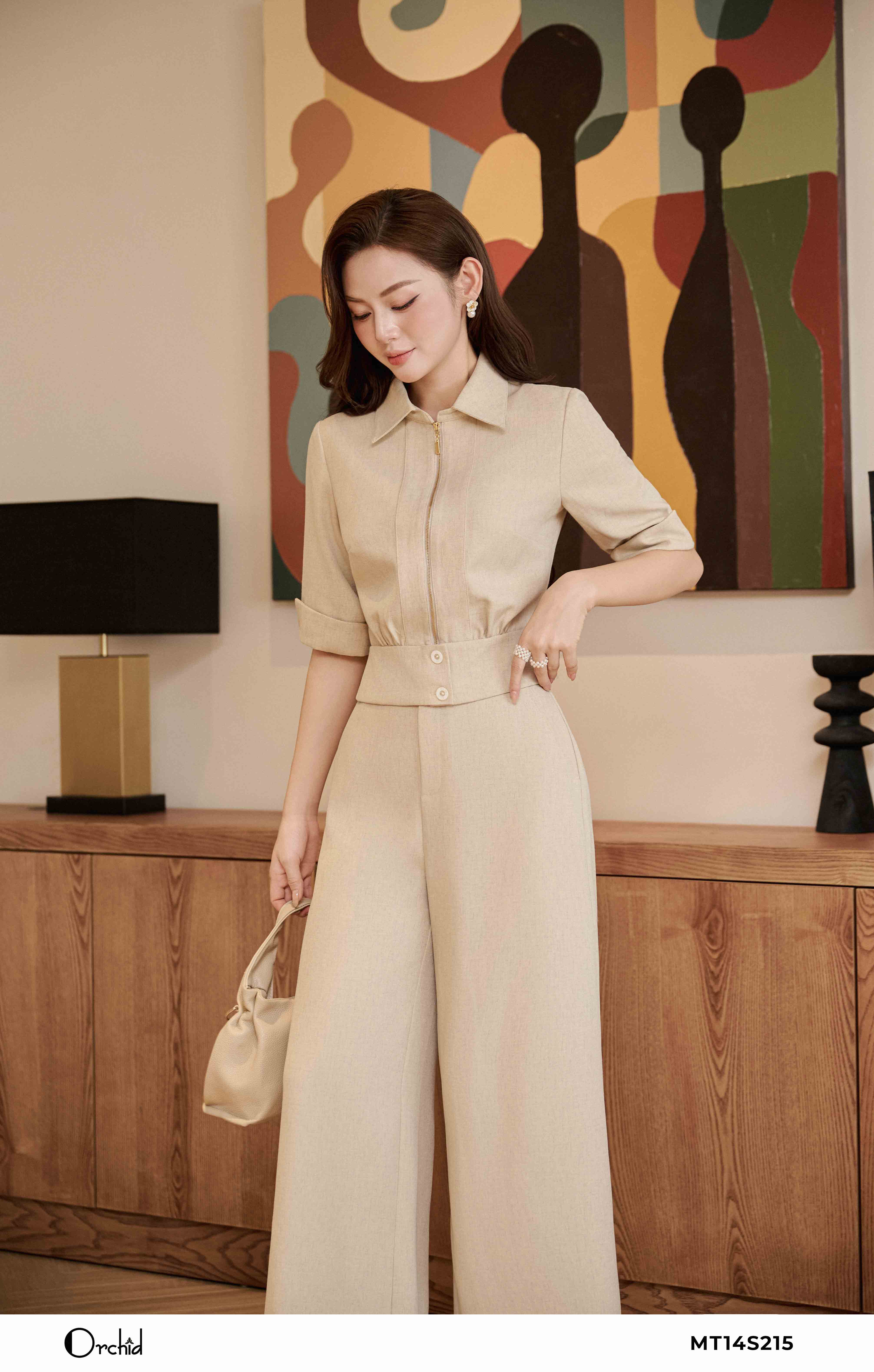 MT14S215 - Bộ twill silk xước