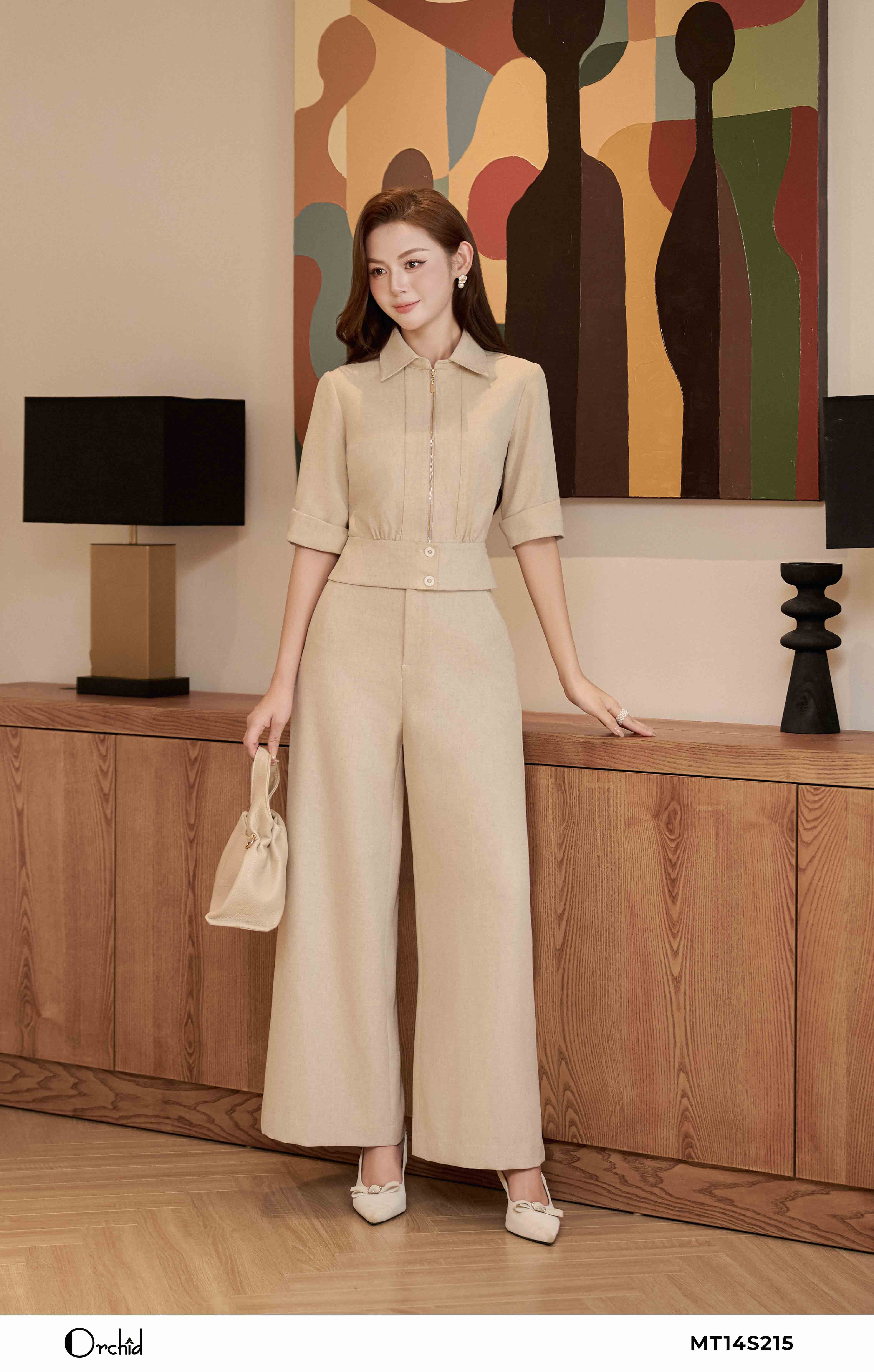 MT14S215 - Bộ twill silk xước