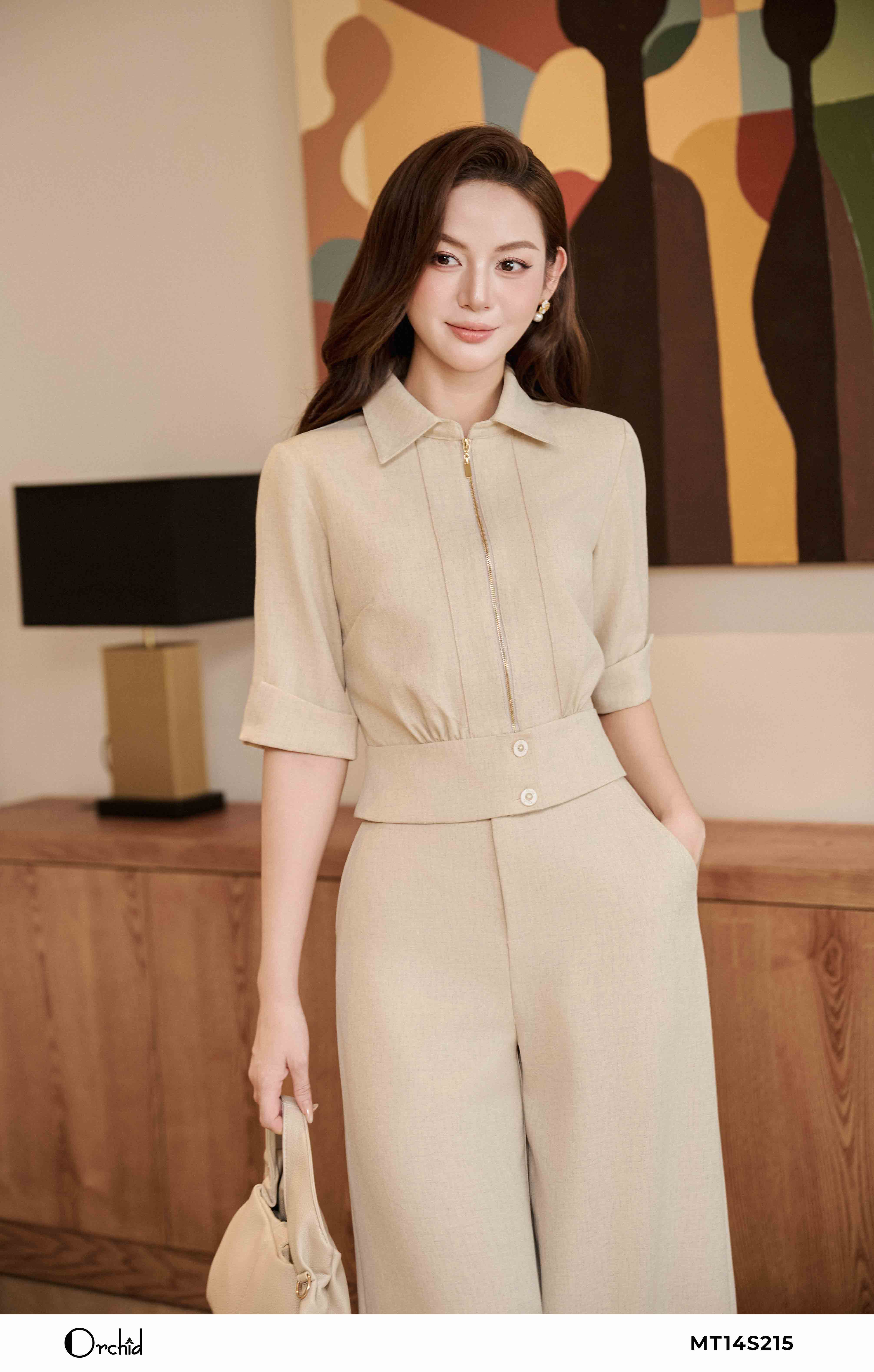 MT14S215 - Bộ twill silk xước