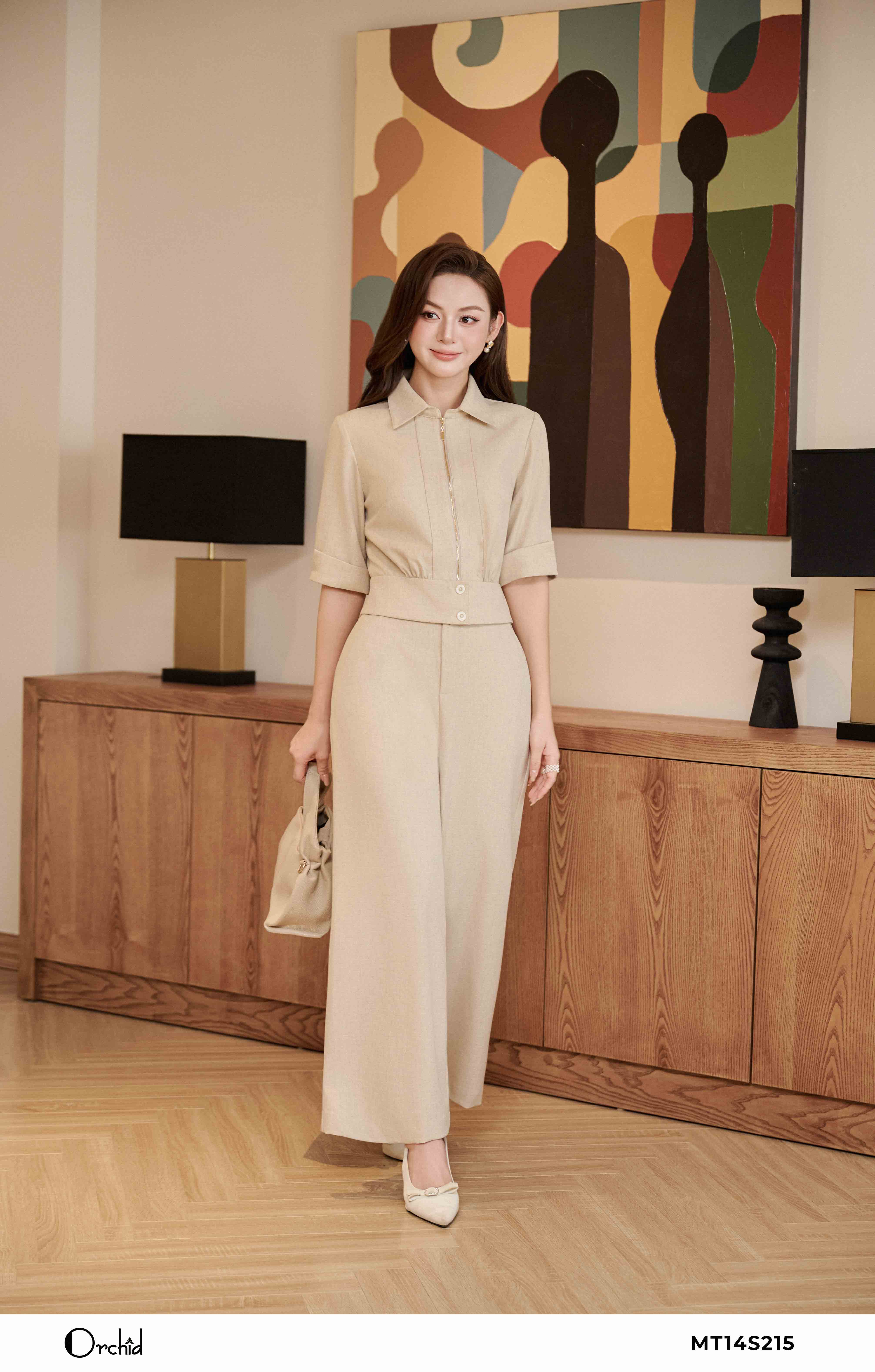 MT14S215 - Bộ twill silk xước