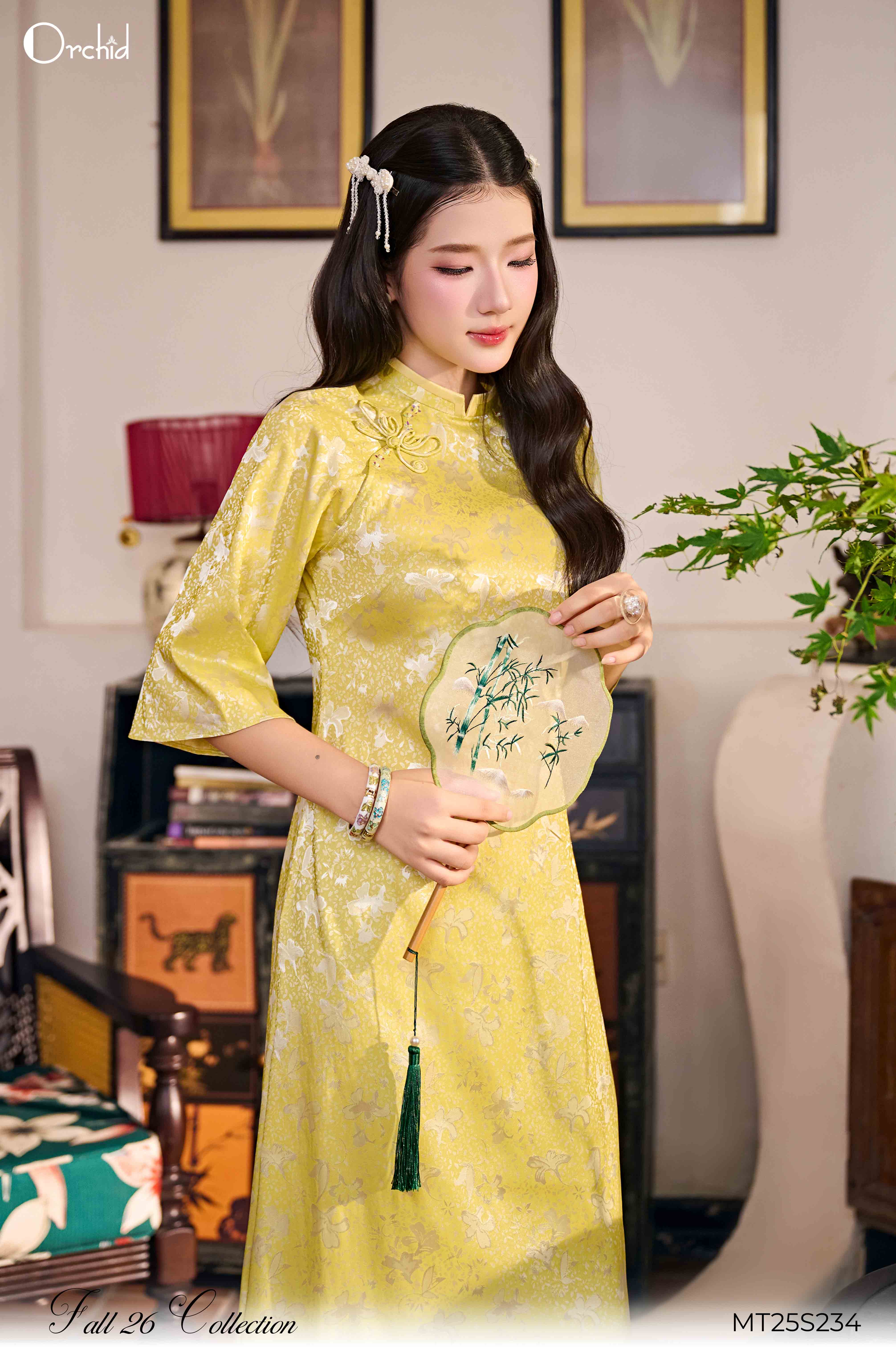 MT25S234 - Bộ lụa gấm hoa