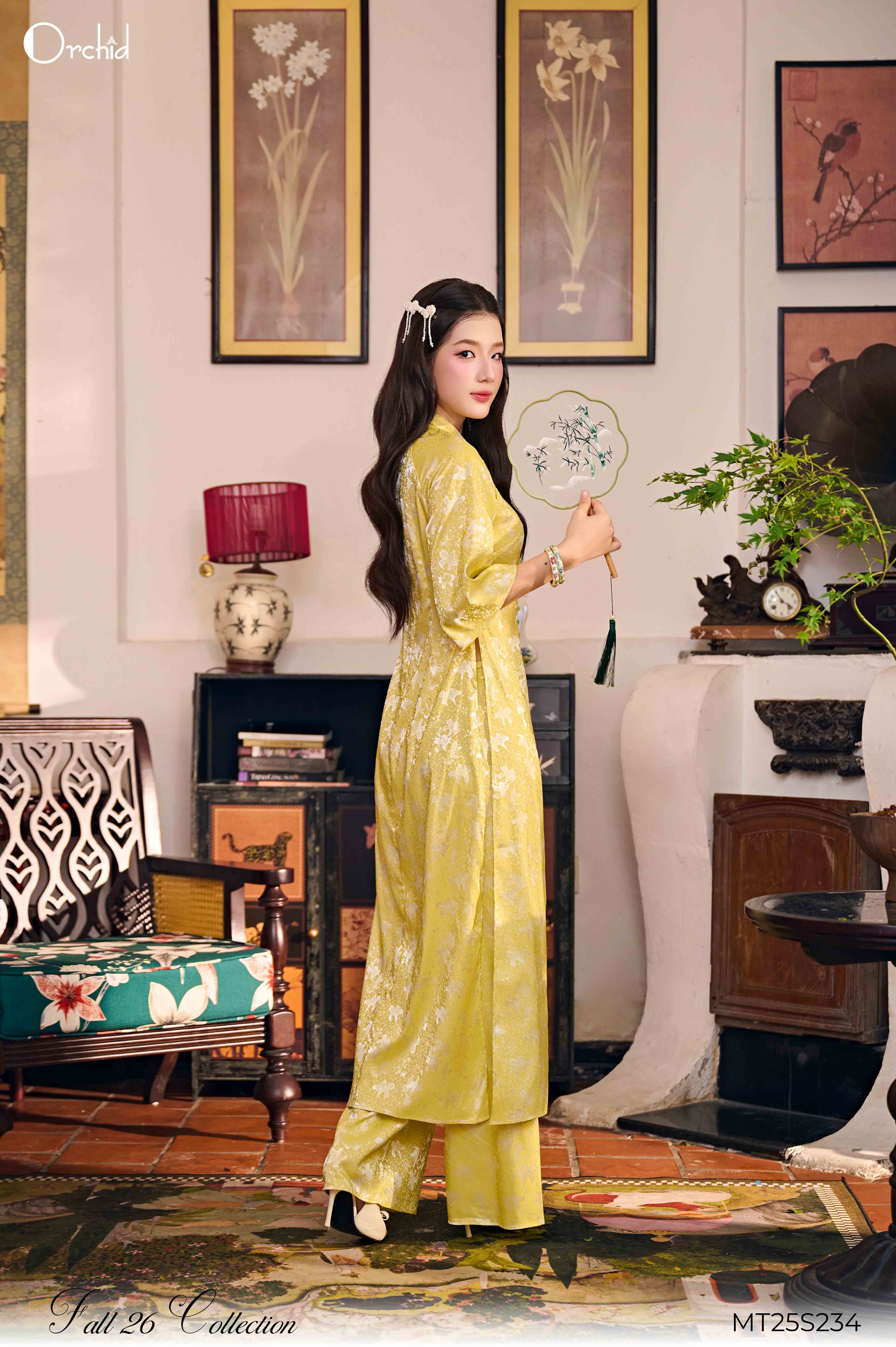 MT25S234 - Bộ lụa gấm hoa
