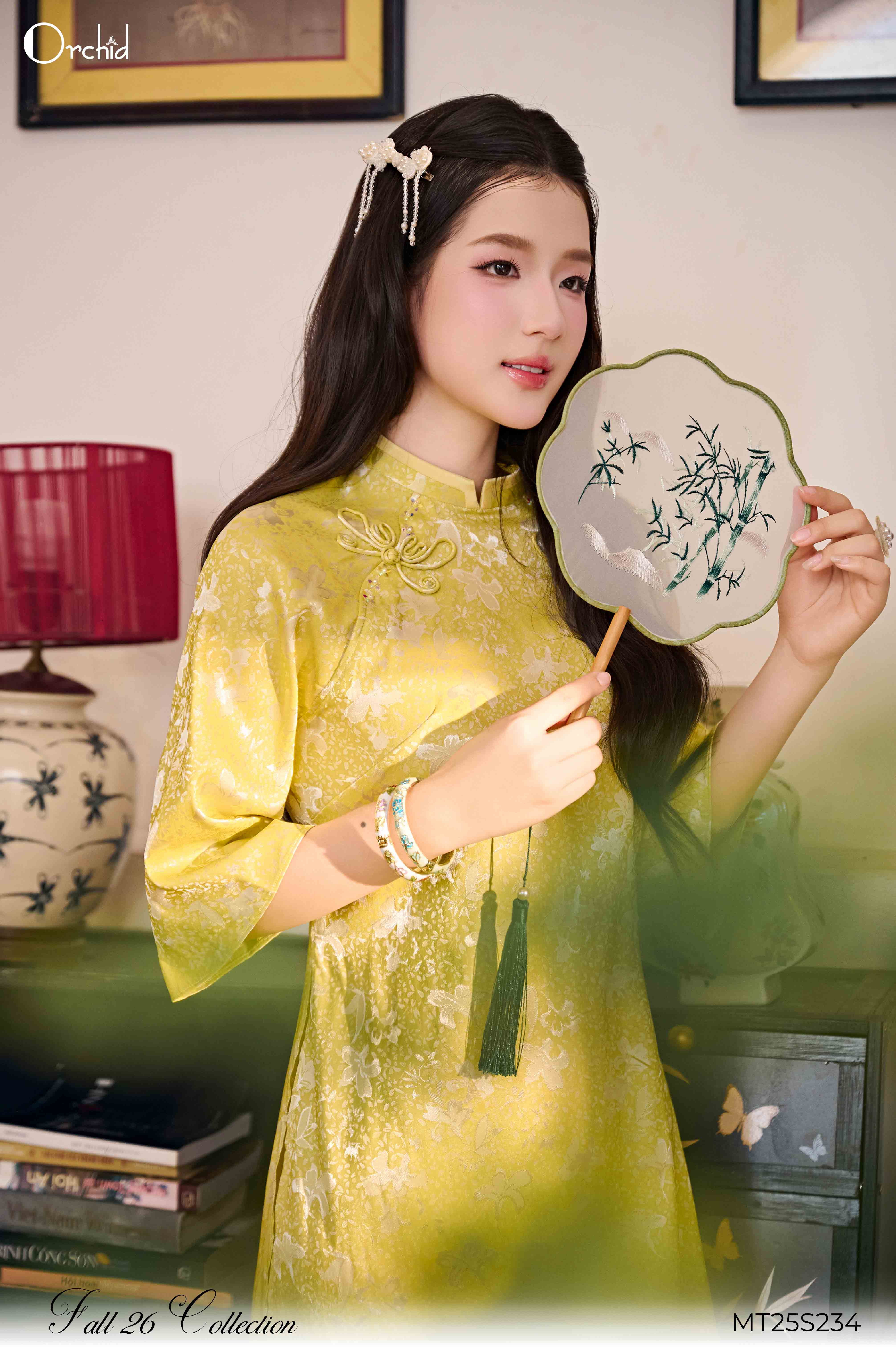 MT25S234 - Bộ lụa gấm hoa