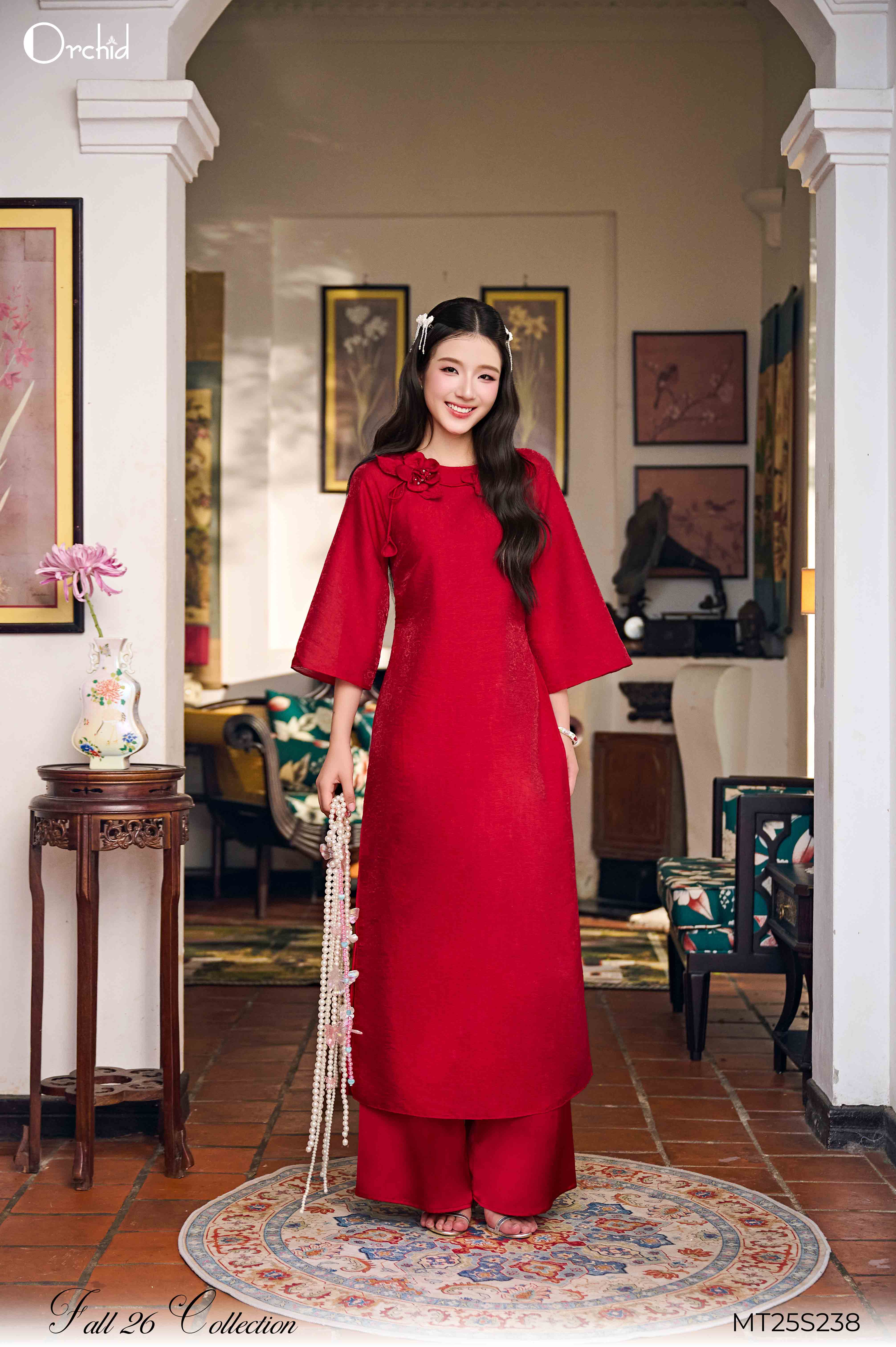 MT25S238 - Bộ tơ vân ánh họa tiết