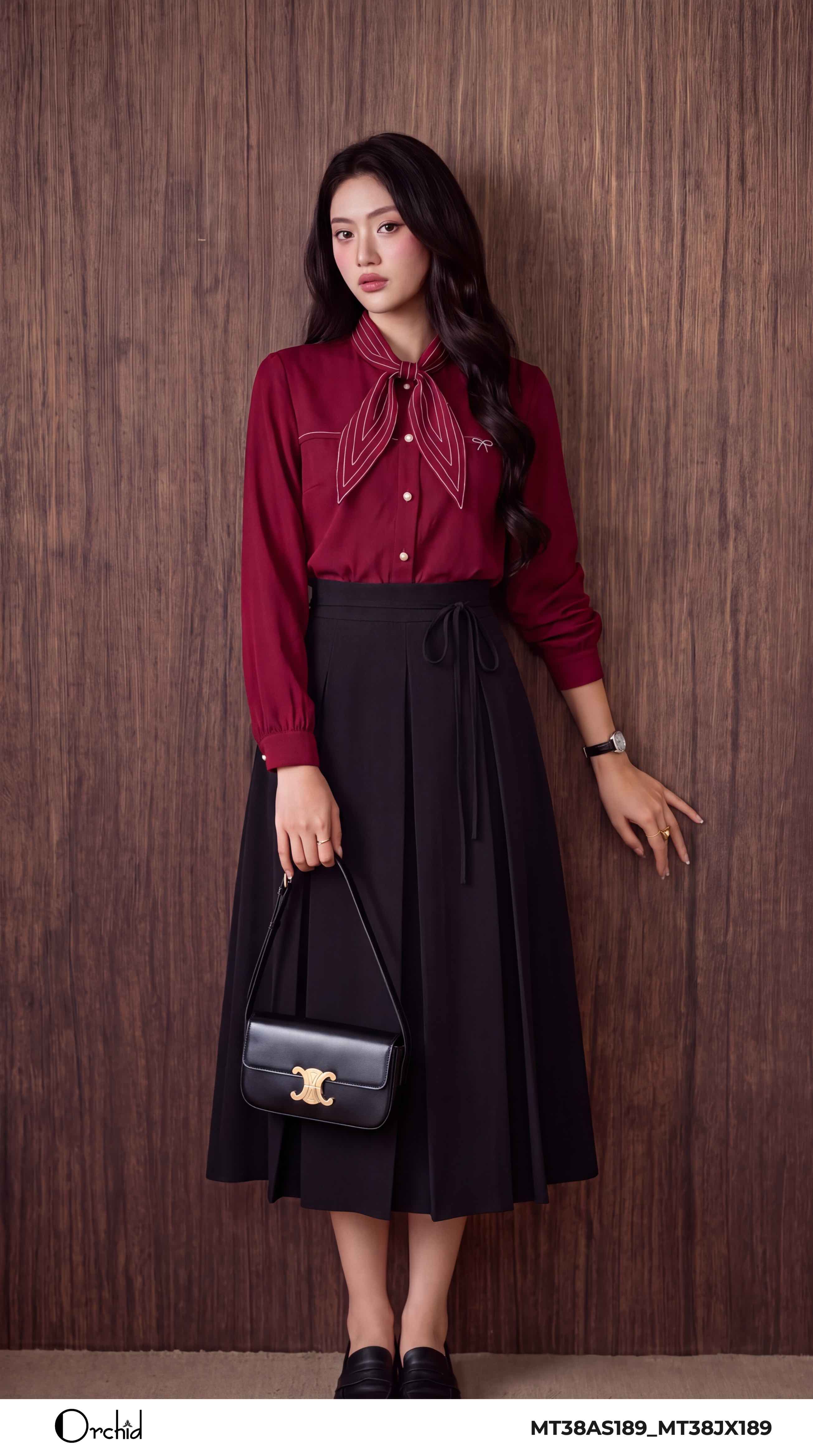 MT38AS189 - Áo kate silk trượt