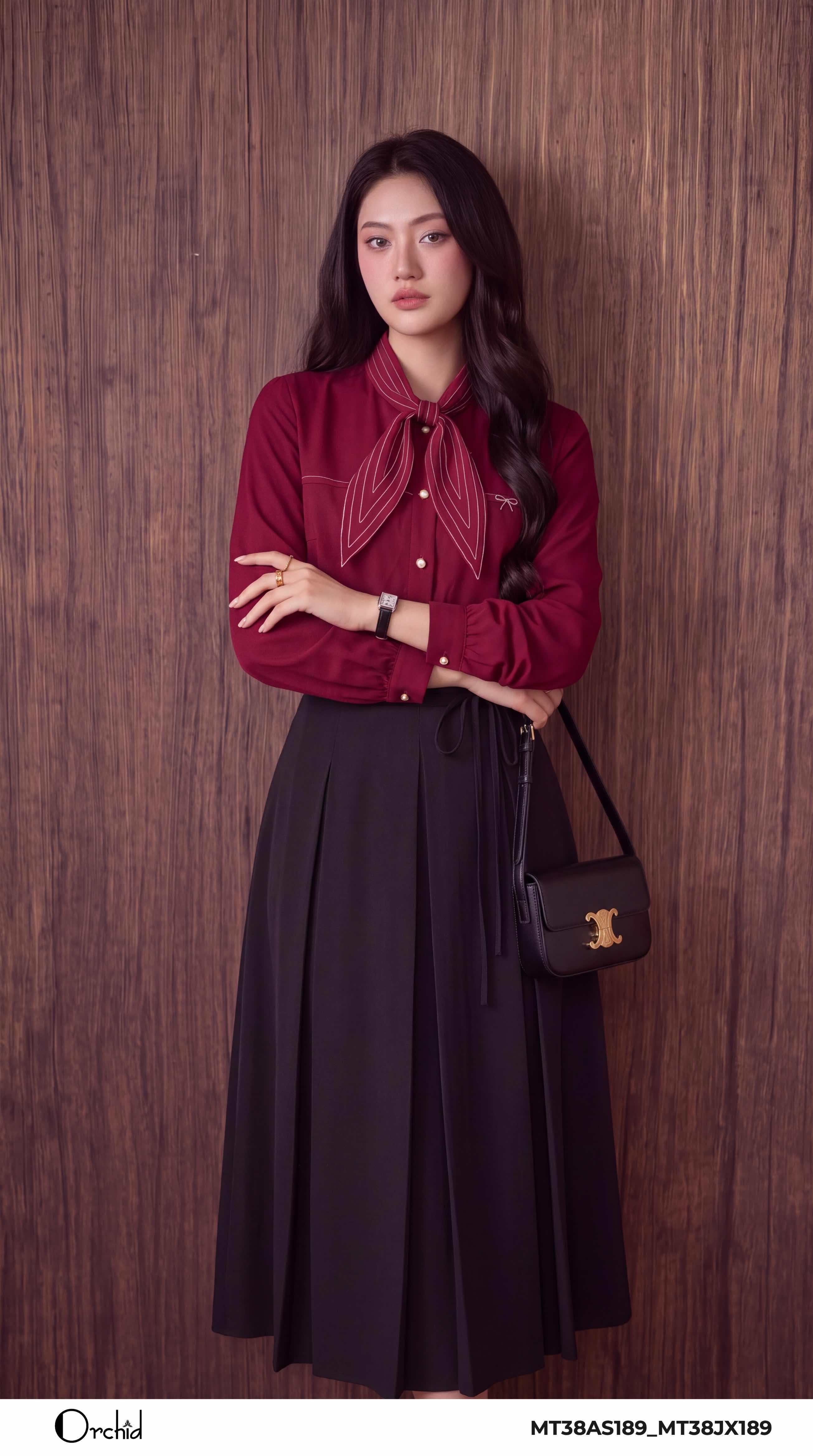 MT38AS189 - Áo kate silk trượt