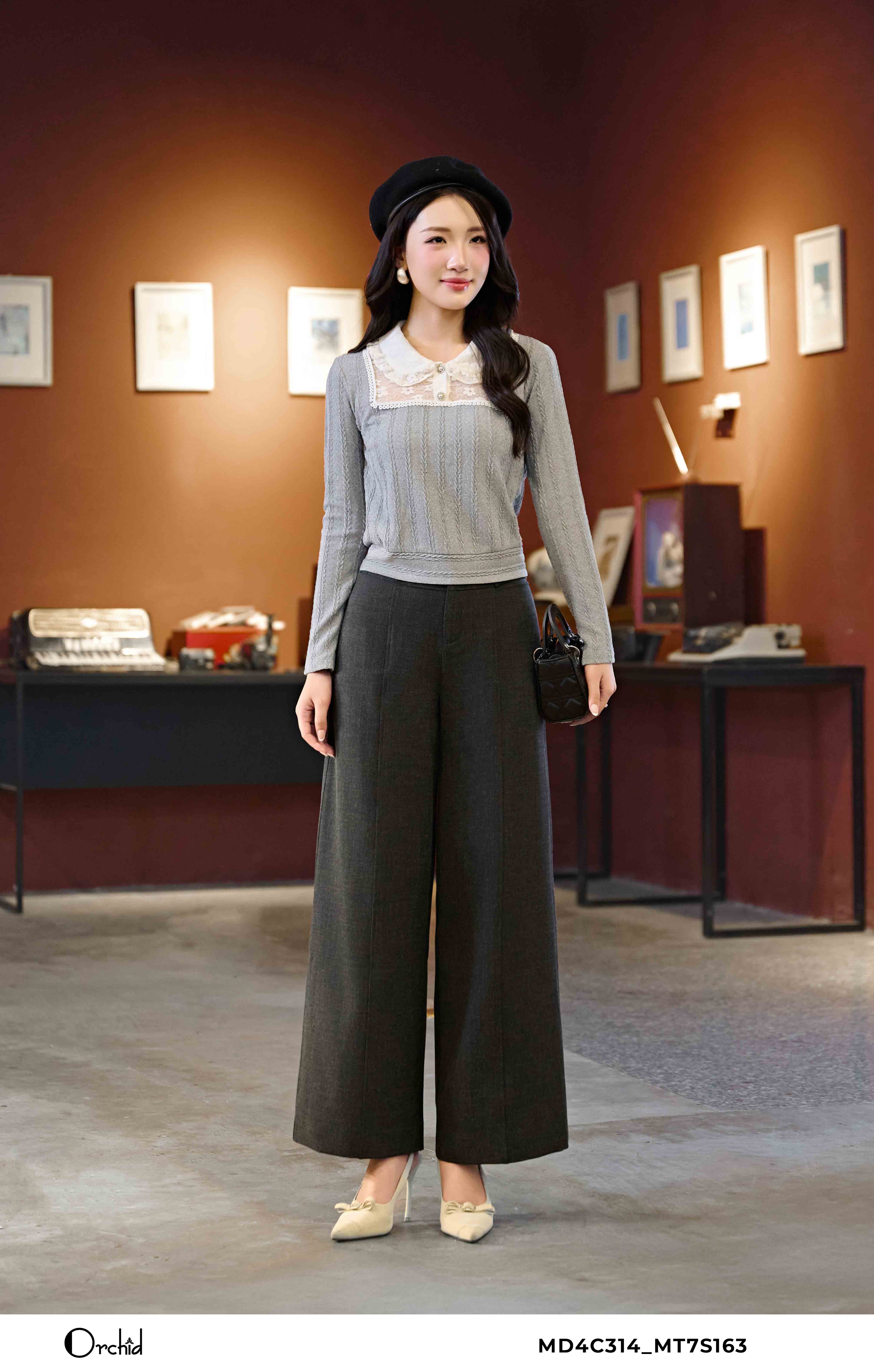 MT7S163 - Quần twill silk