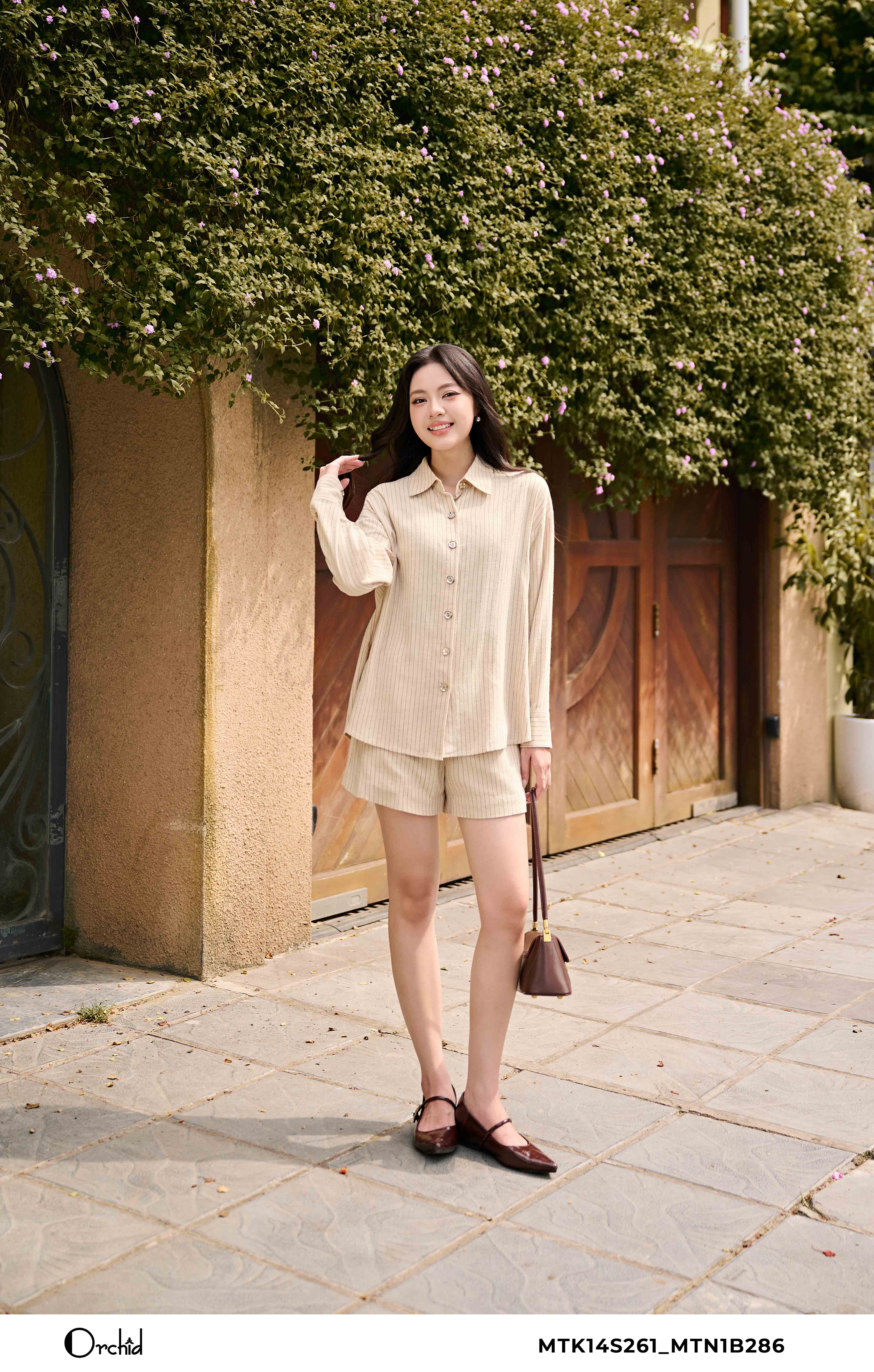MTK14S261 - Bộ đũi kẻ sọc