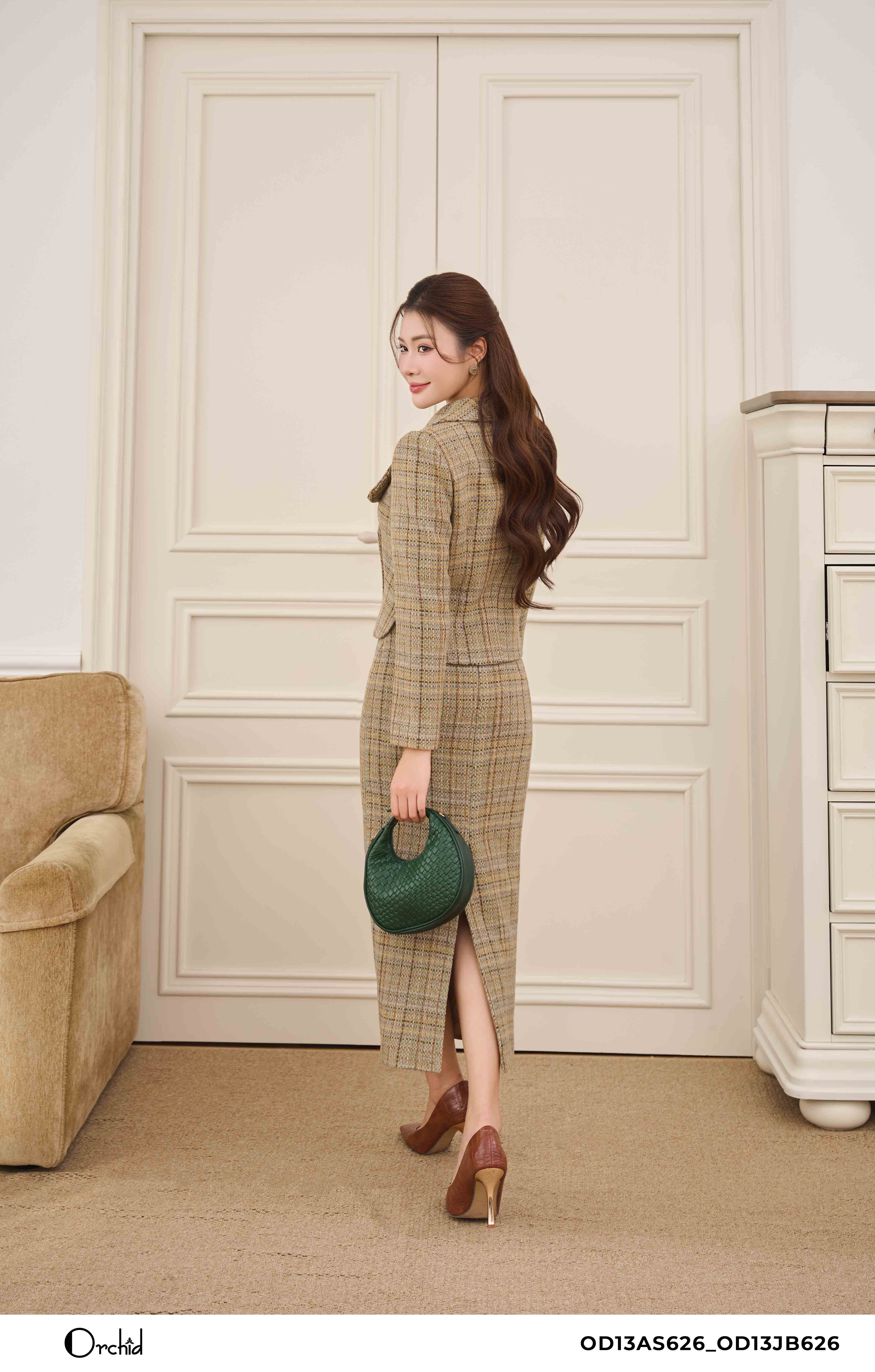 OD13AS626 - Bộ dạ tweed