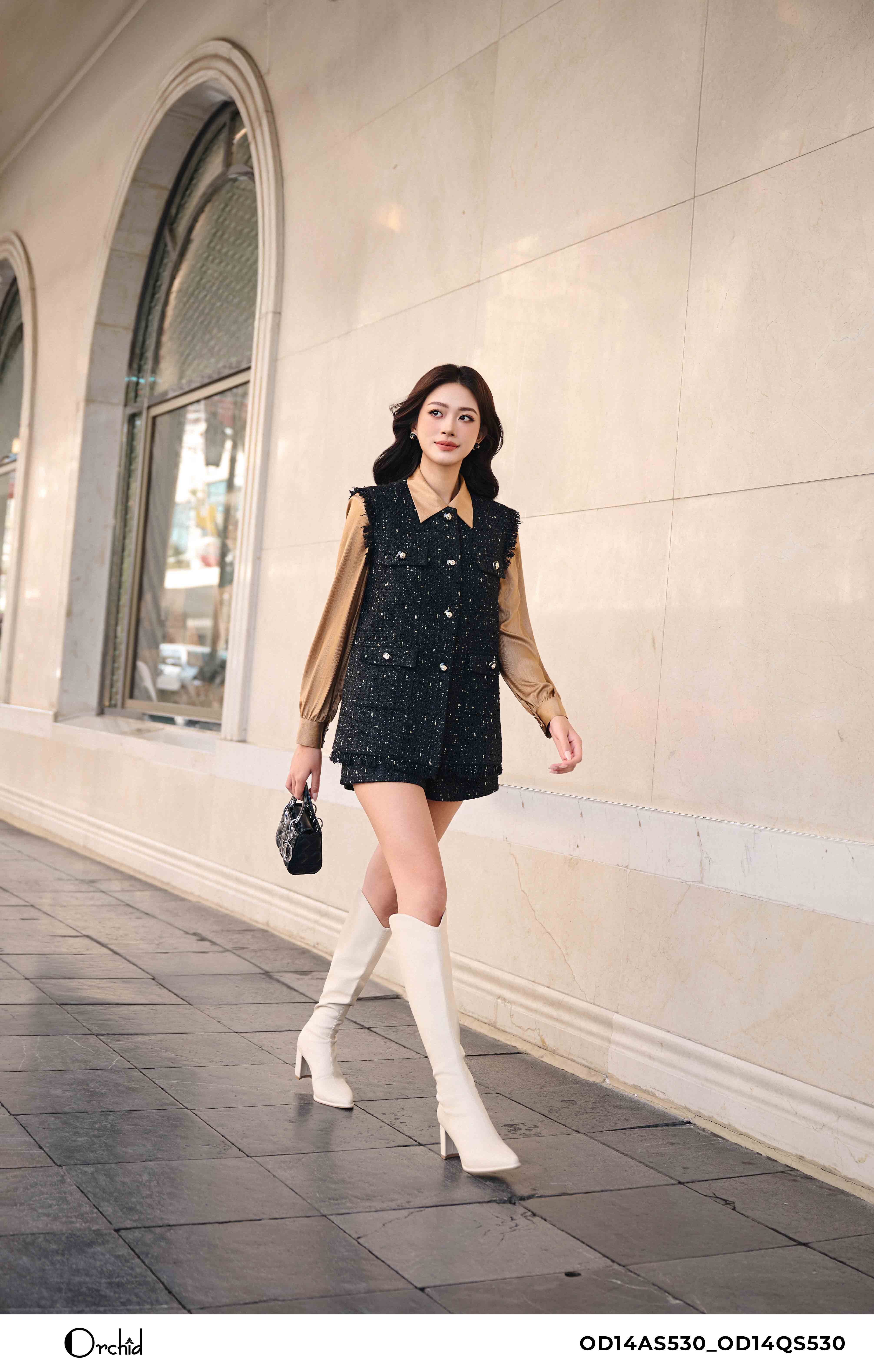 OD14AS530 - Bộ dạ tweed