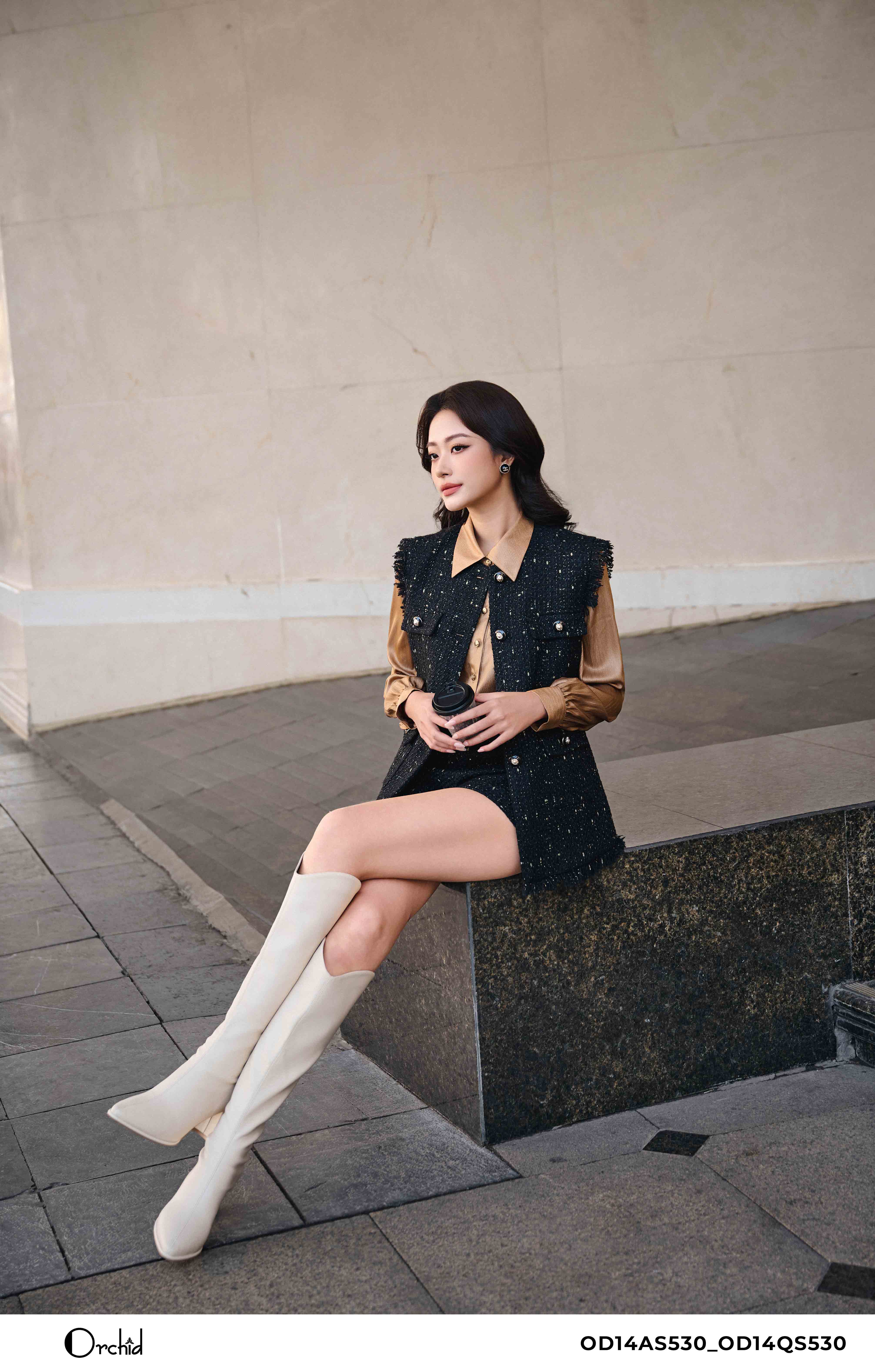 OD14AS530 - Bộ dạ tweed