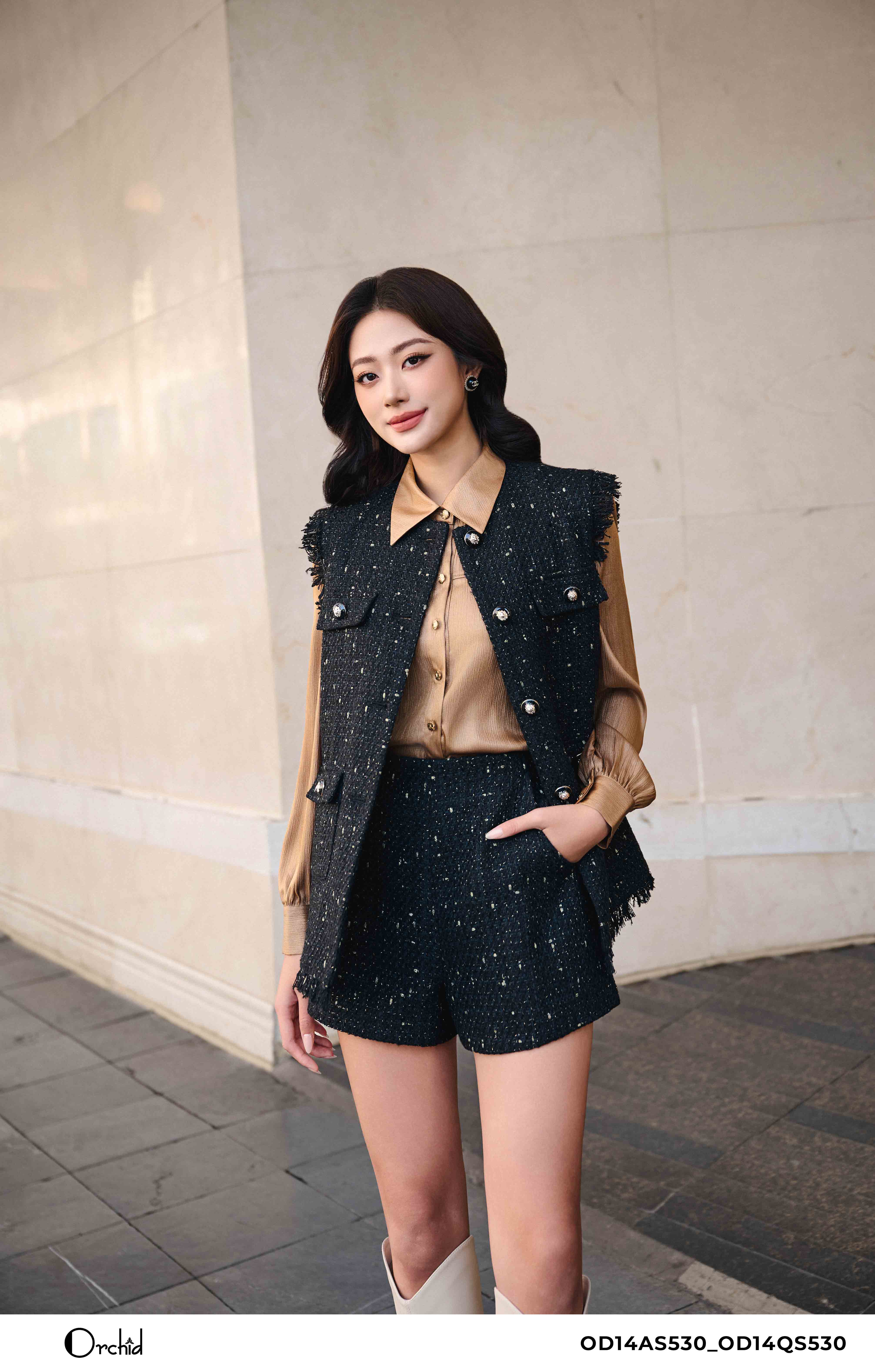 OD14AS530 - Bộ dạ tweed