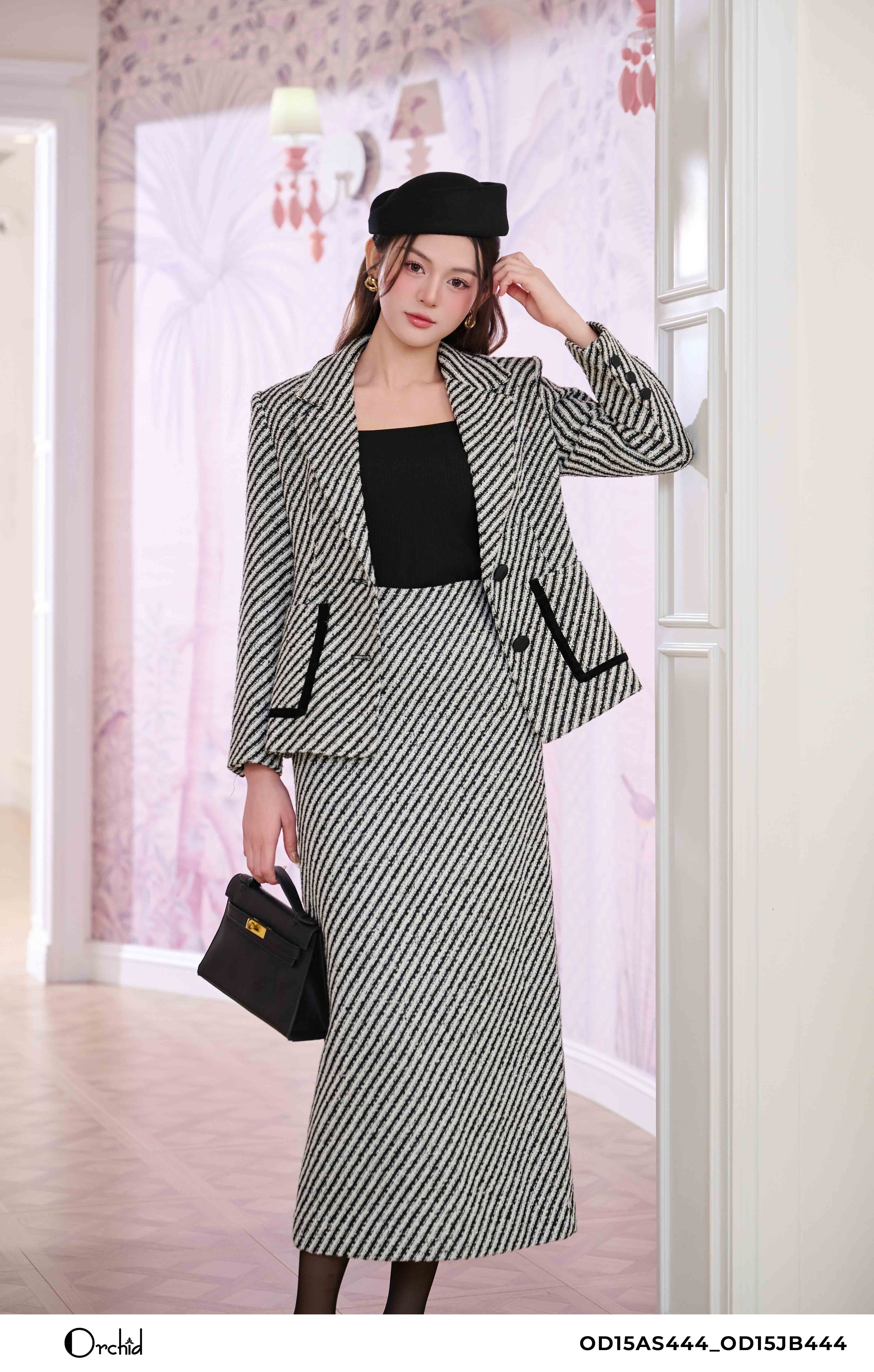 OD15AS444 - Bộ dạ tweed